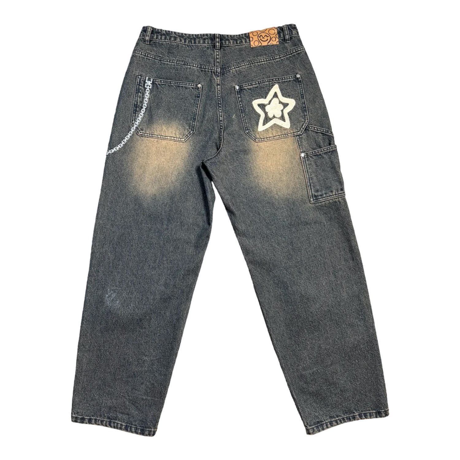 STAR TEAM<br>Chain Denim Jeans<br>