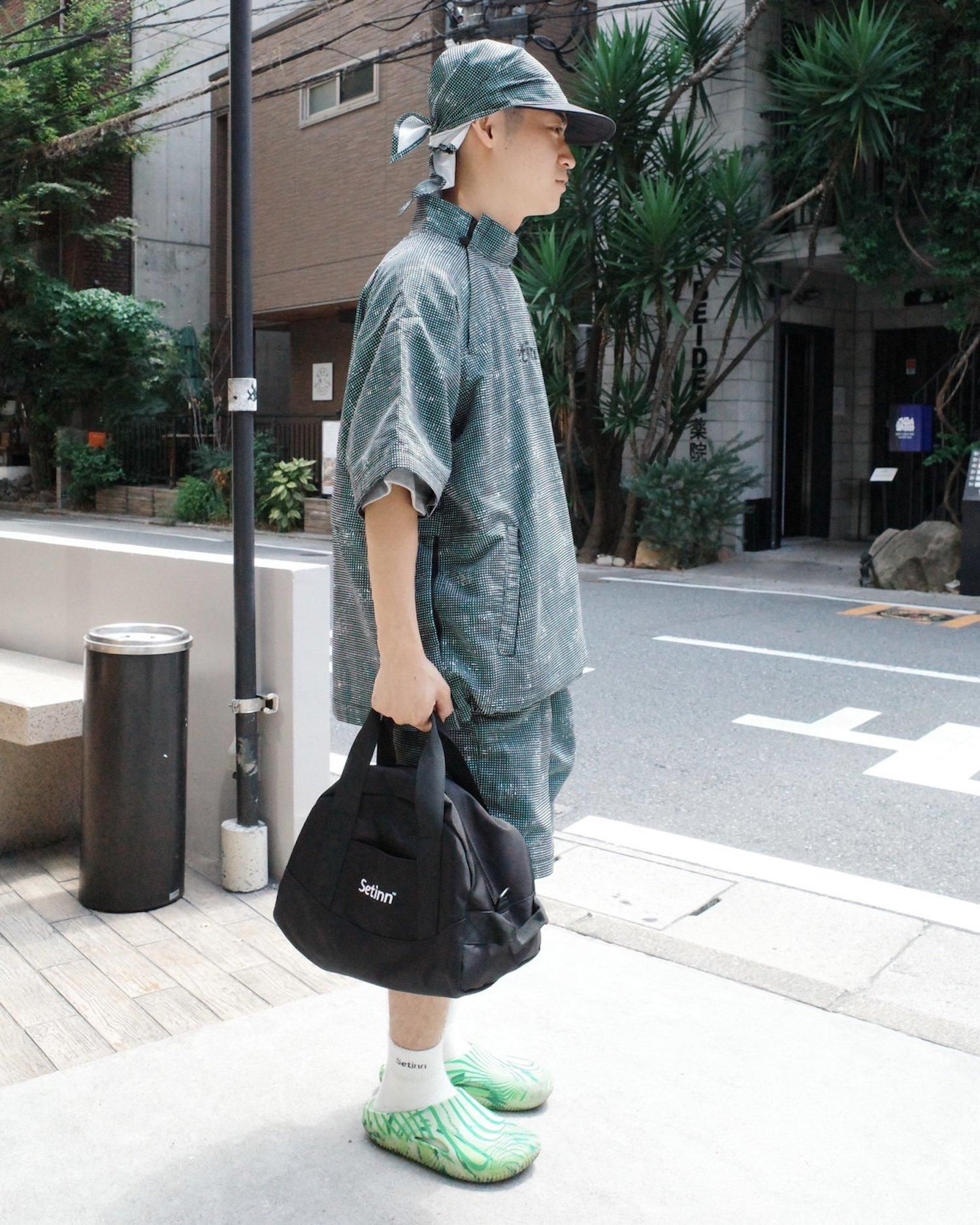 【新品未使用】setinn セットイン トレーナーバッグ ブラック BEAMS BEAMS PLUS（ビームス プラス）Duffle Bag（バッグ ボストン