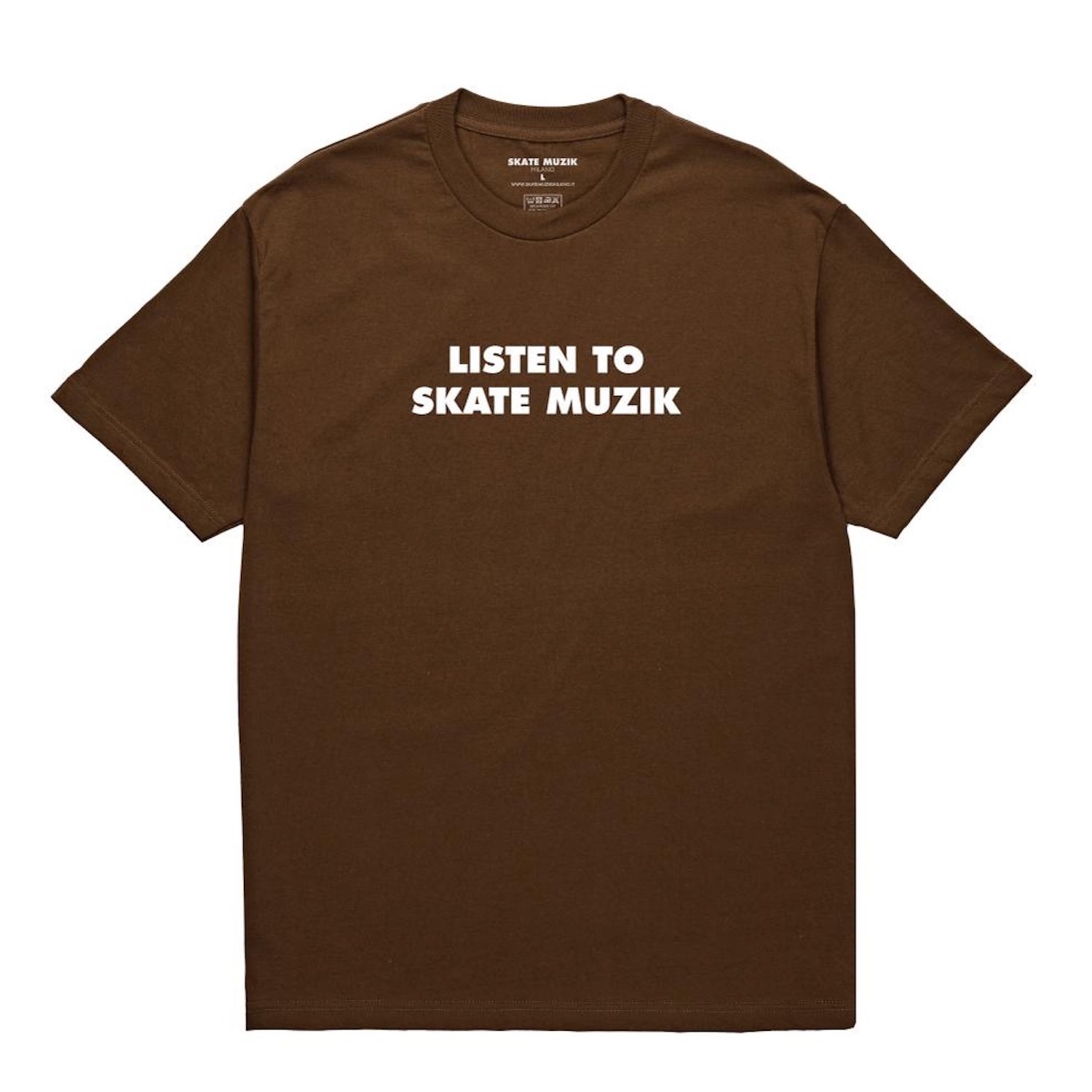 SKATE MUZIK<br>LISTEN TO SKATE MUZIK TEE<br>