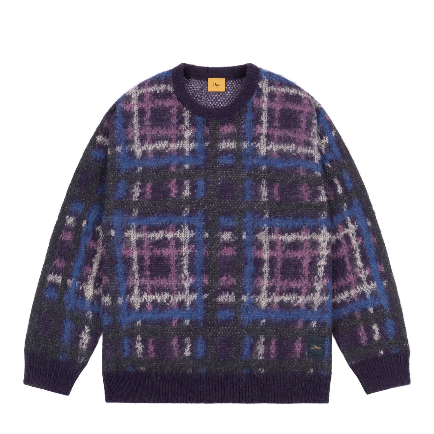 DIME<br>Plaid Mohair Knit<br>