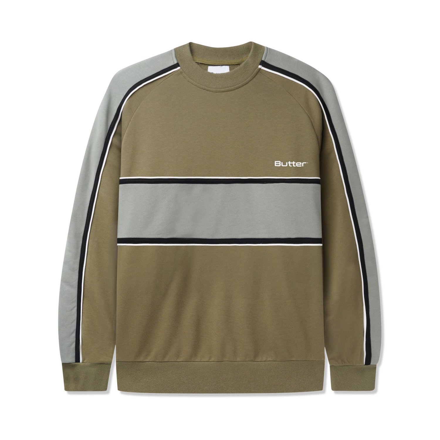 BUTTER GOODS<br>Division Crewneck<br>