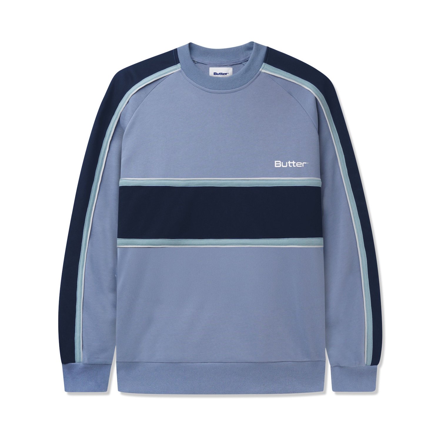 BUTTER GOODS<br>Division Crewneck<br>