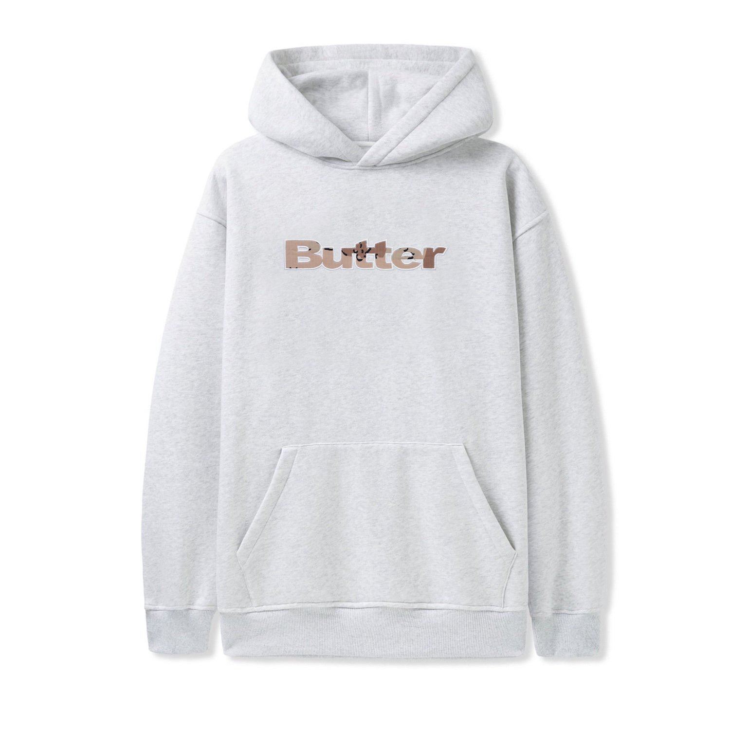 BUTTER GOODS<br>Logo Camo Applique Pullover Hood<br>