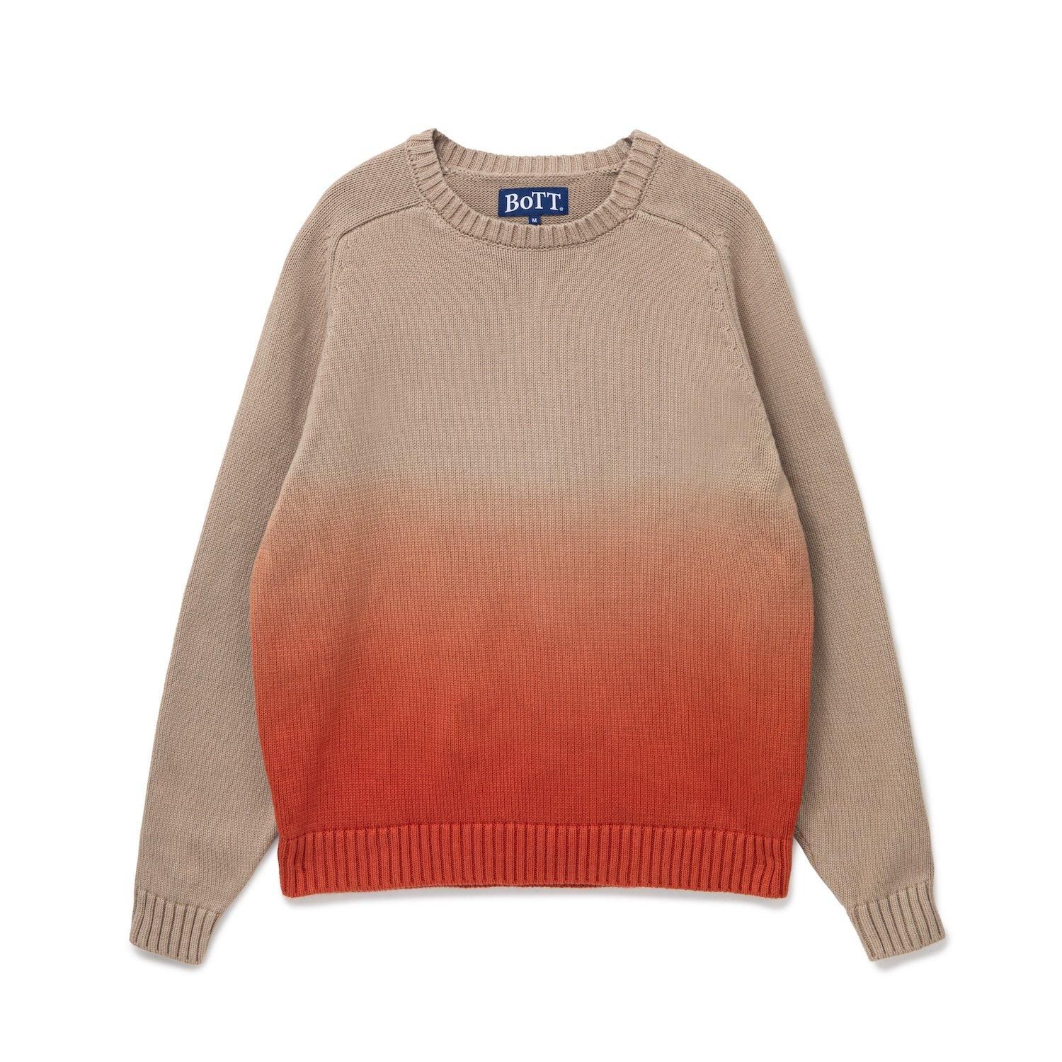 BoTT ボットDyed Raglan Knit アイボリー m BoTT ボット Dyed Raglan Knit アイボリー M
