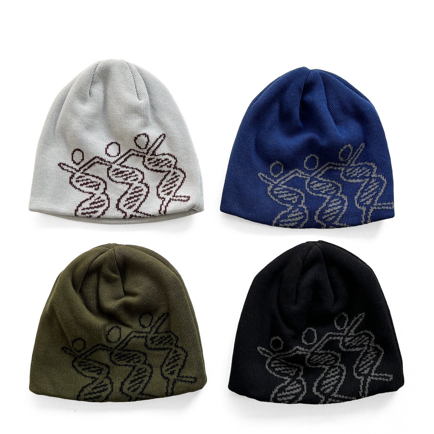 COMFORTABLE REASON<br>Dancing DNA Beanie<br>