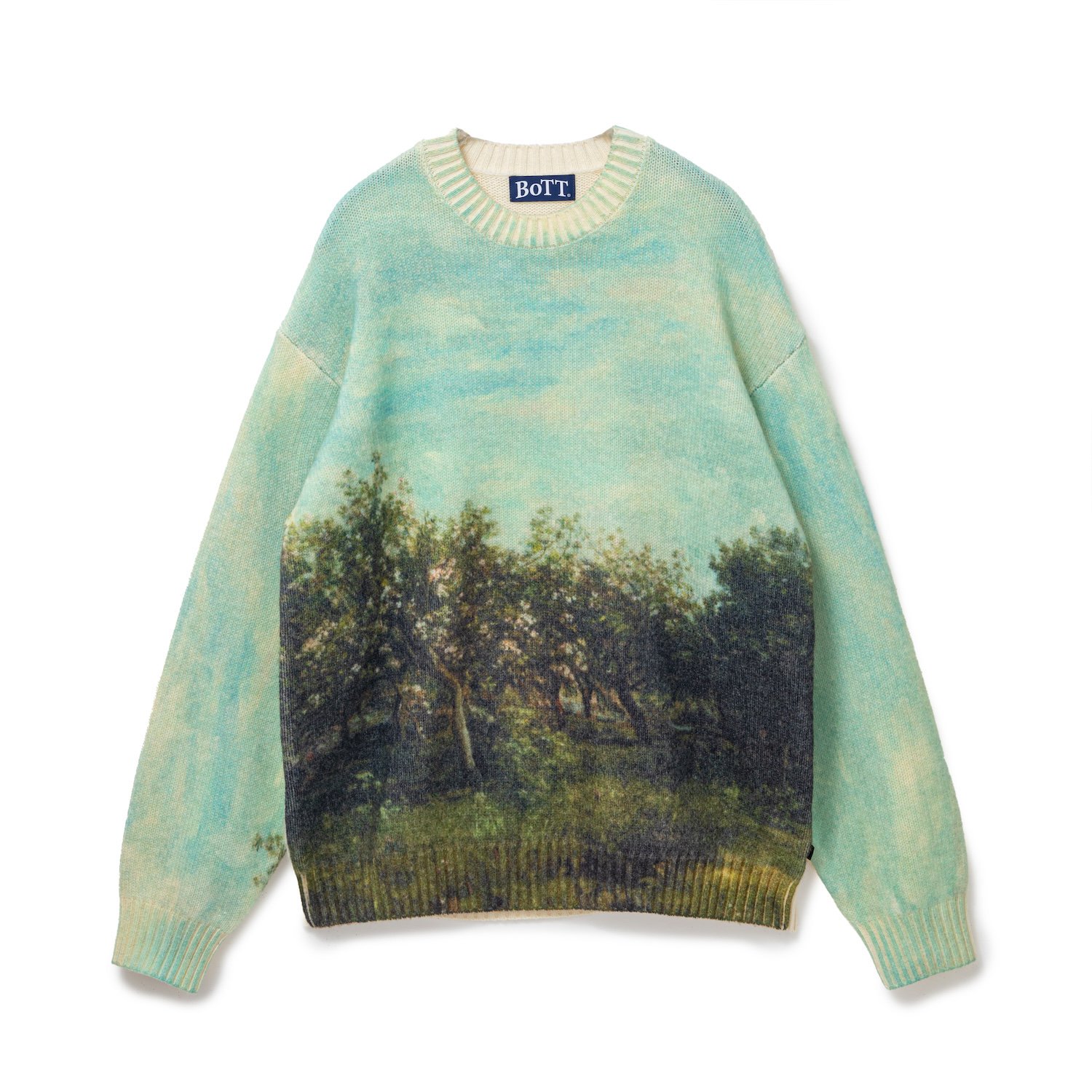 BoTT<br>Apple Printed Knit Sweater<br>