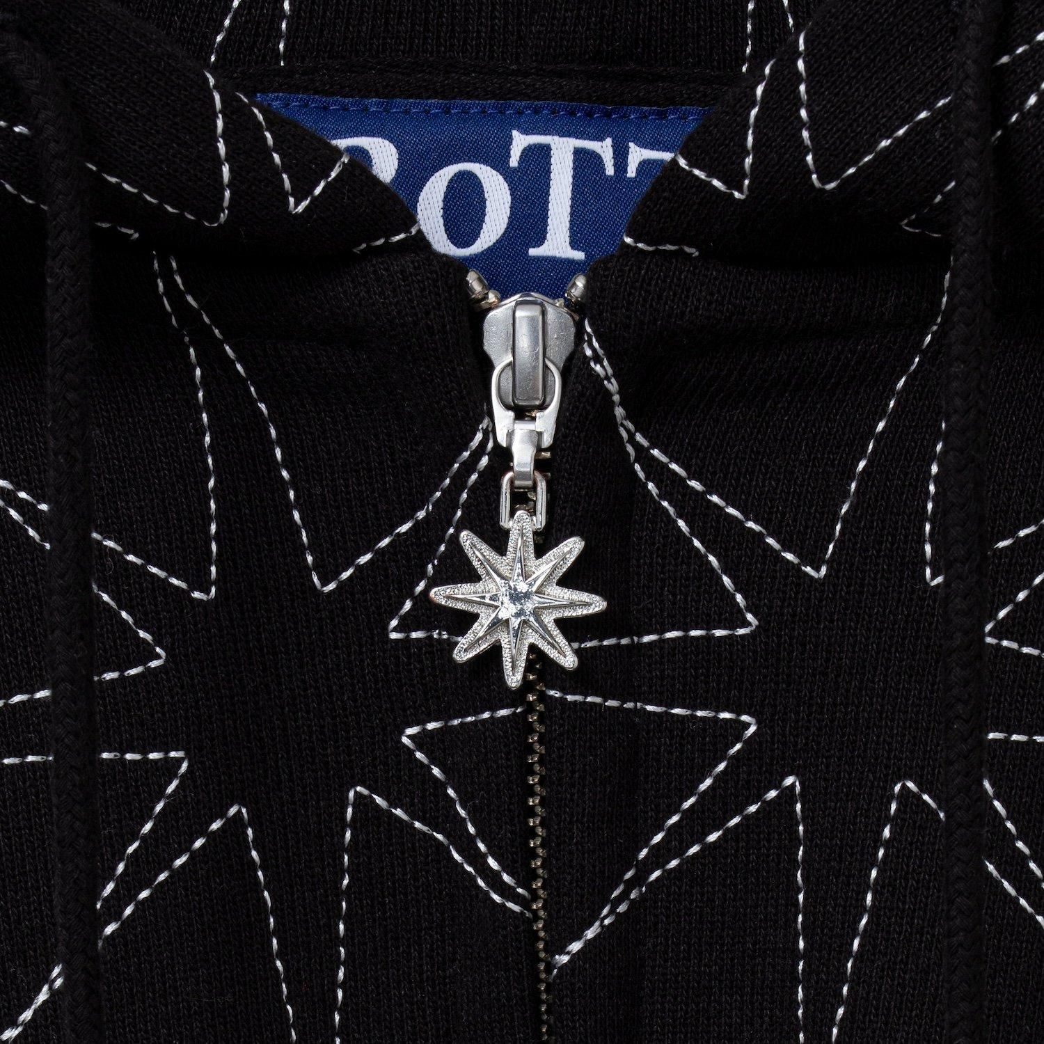 BOTT ジップアップパーカー BoTTSparkle Stitch Zip Hoodie - Apple Butter Store