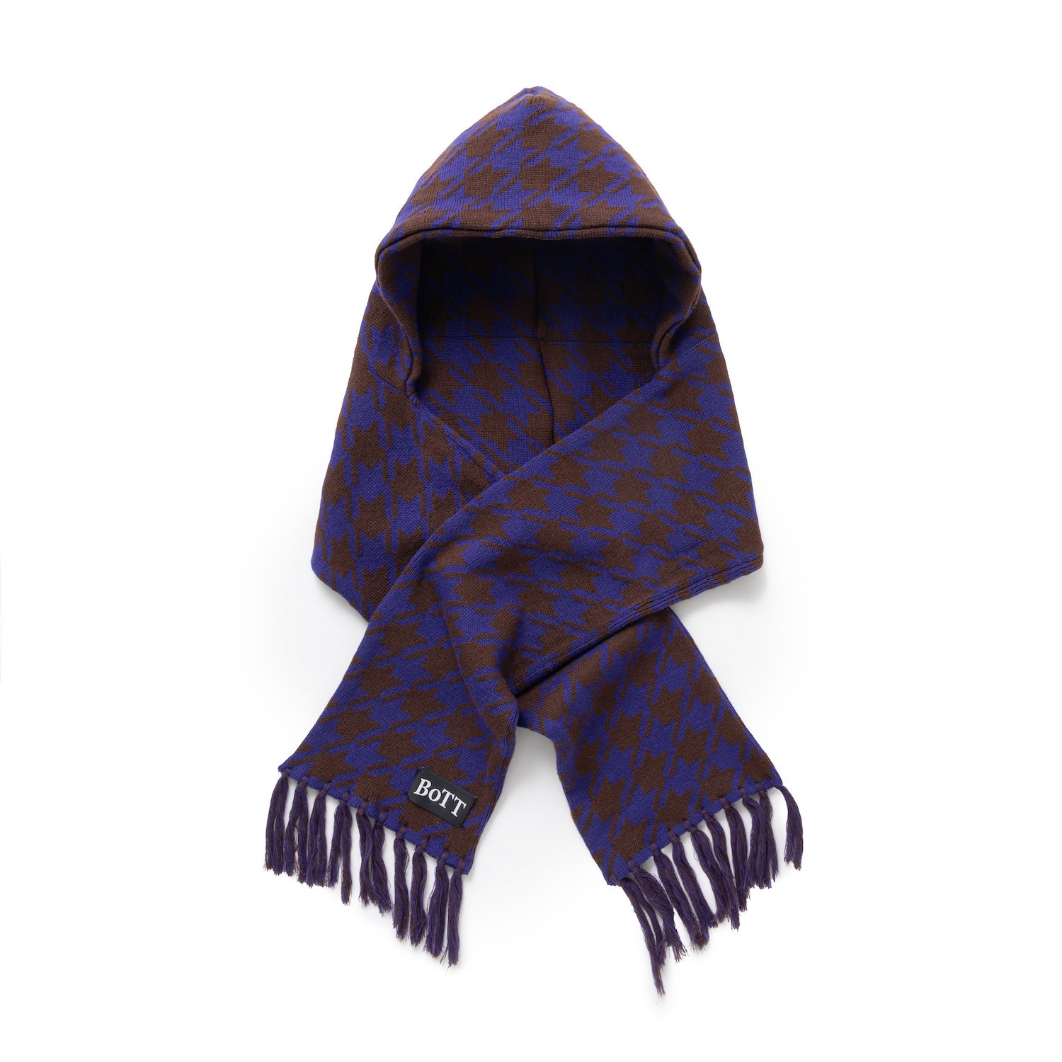 BoTT<br>Houndstooth Hooded Scarf<br>