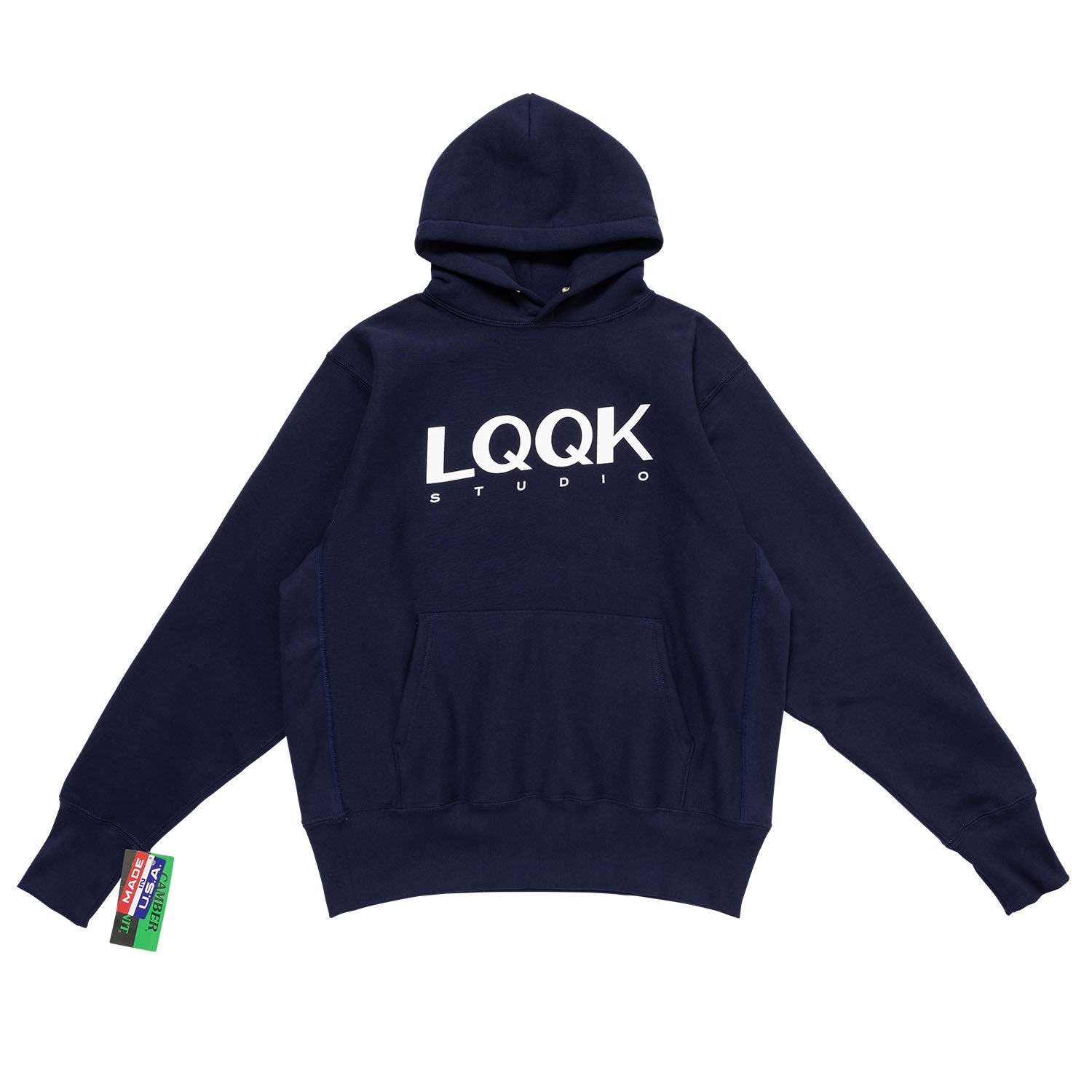 LQQK STUDIO<br>SIGNATURE SNAP FLEECE HOODIE<br>