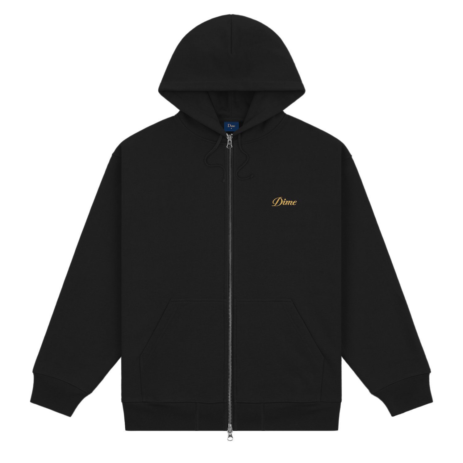 DIME<br>Cursive Small Logo Zip-Hoodie<br>