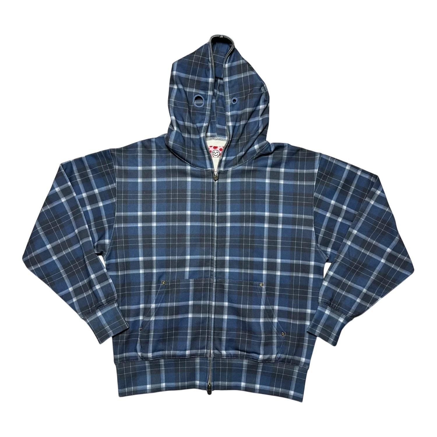 STAR TEAM<br>Plaid Full Zip Hoodie<br>