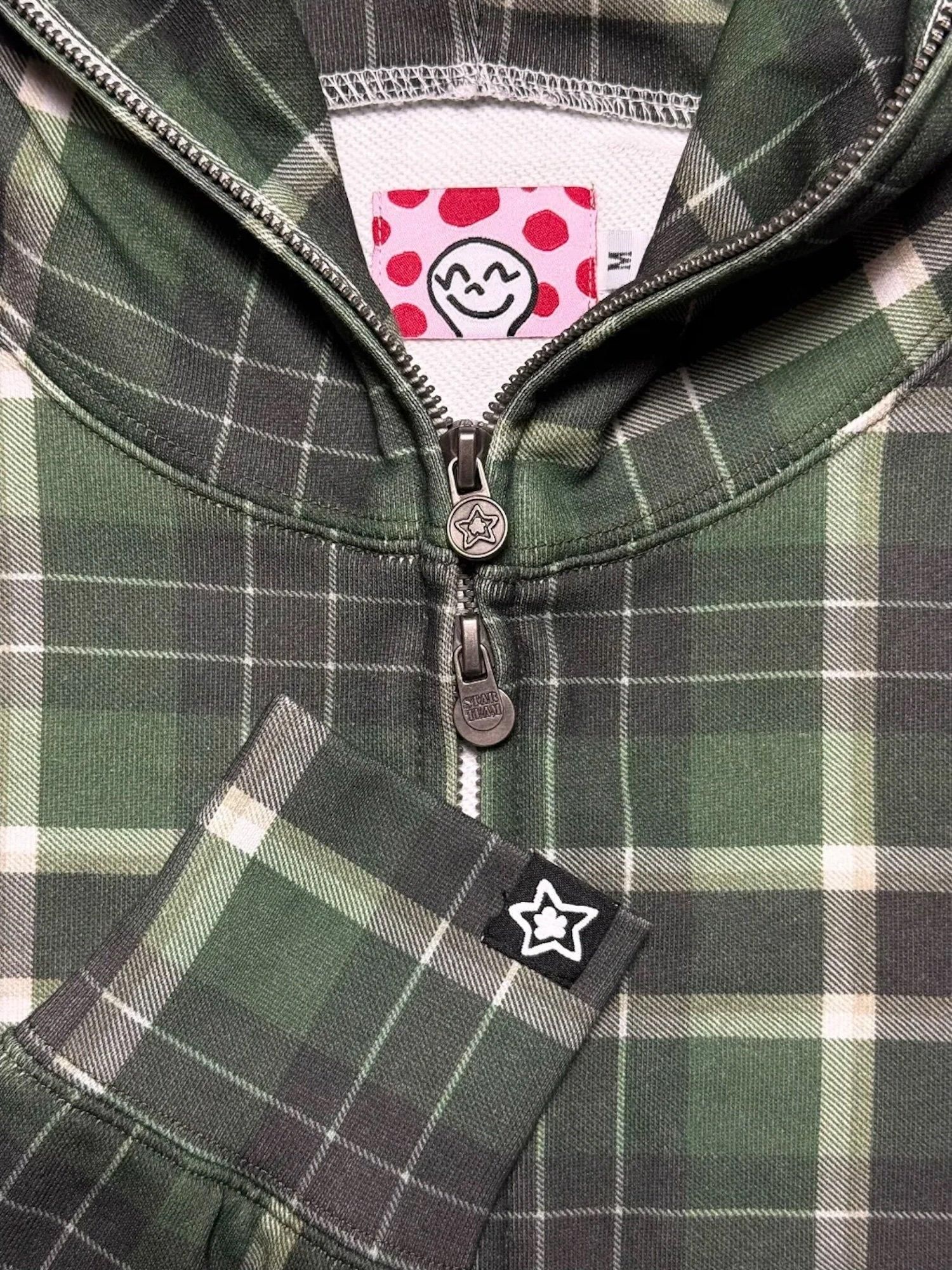 STAR TEAMPlaid Full Zip Hoodie - Apple Butter Store