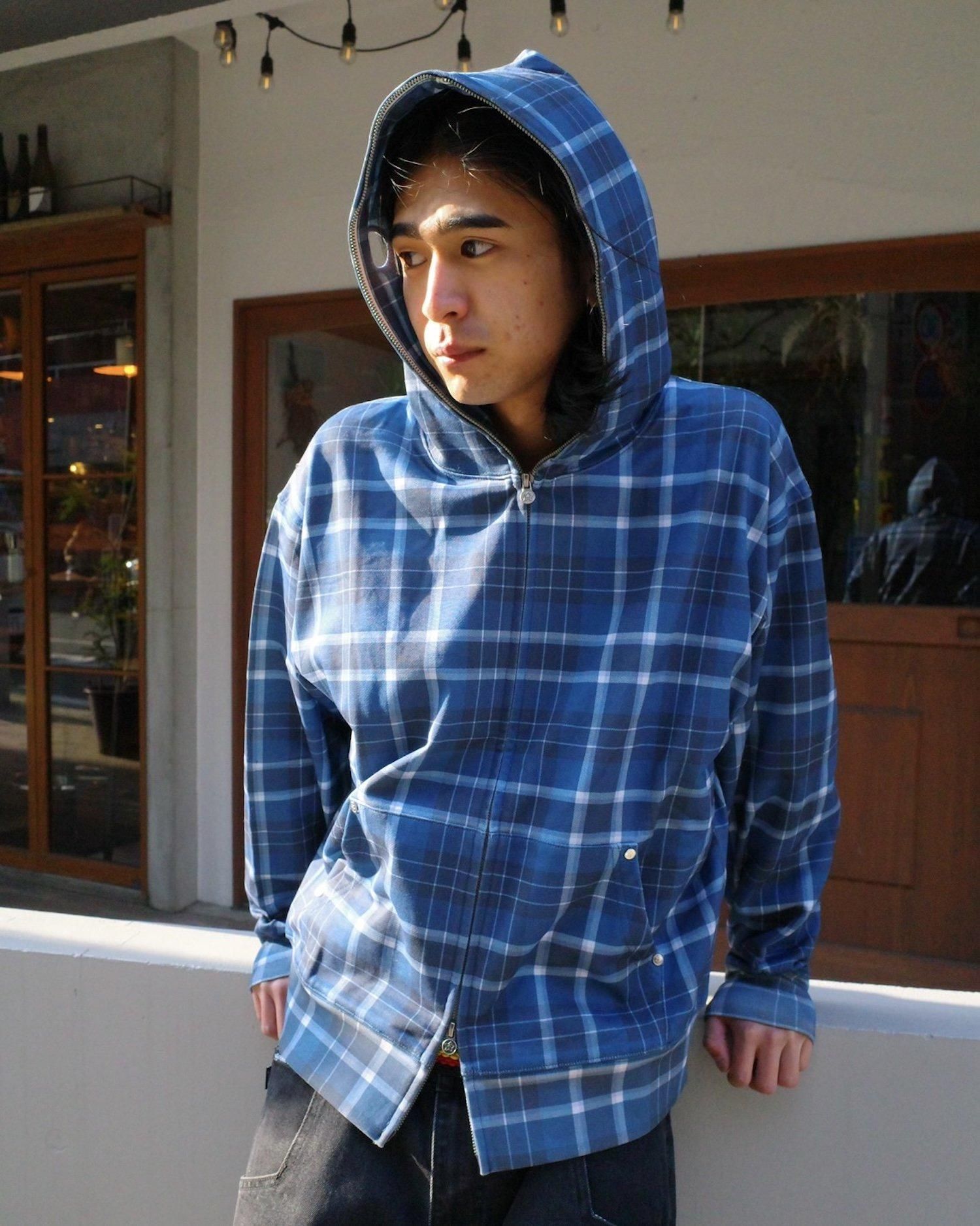 STAR TEAMPlaid Full Zip Hoodie - Apple Butter Store
