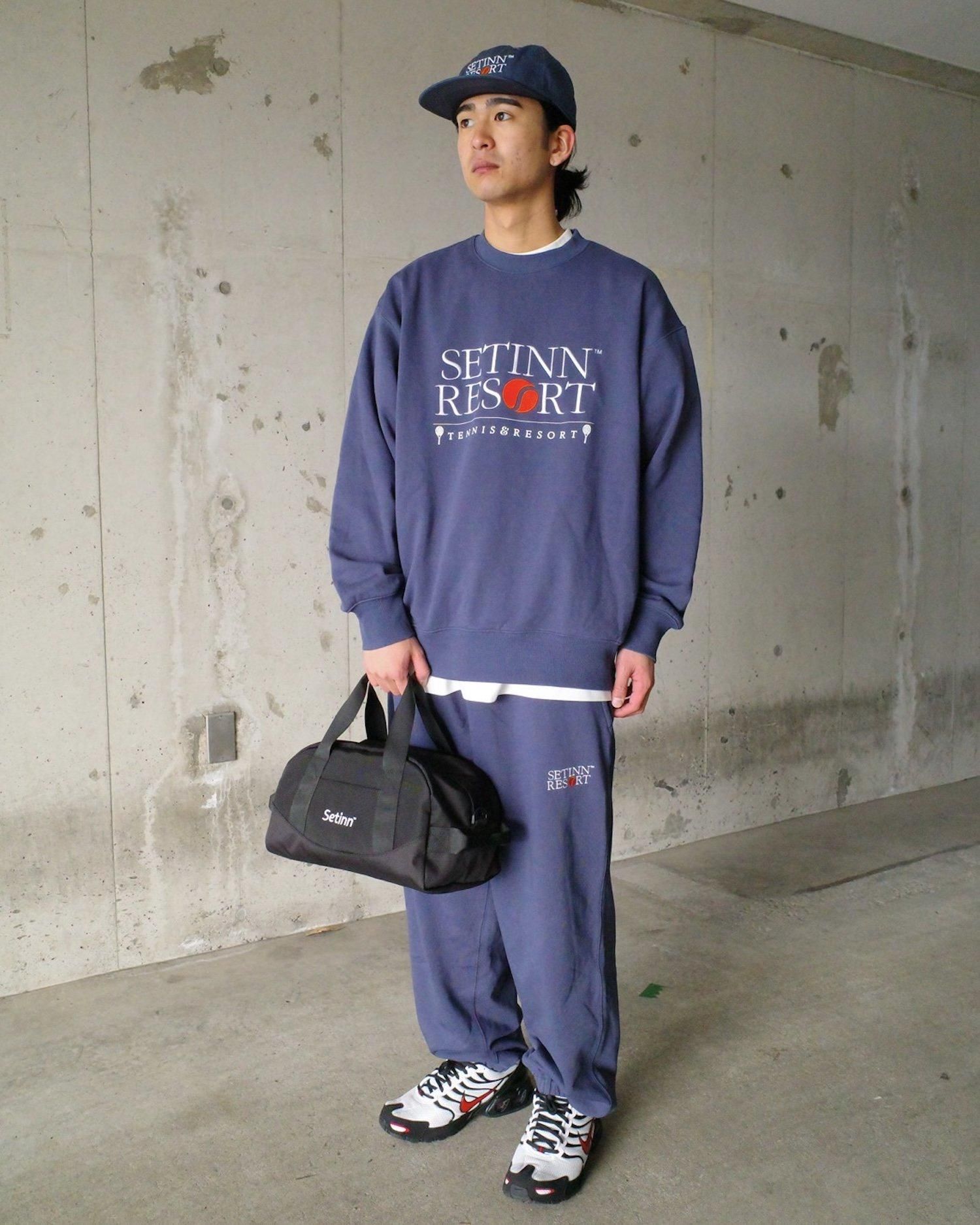 SETINN STN R.Crew Sweat ネイビー Mサイズ Setinn Tour Crew Sweat ネイビー - メルカリ