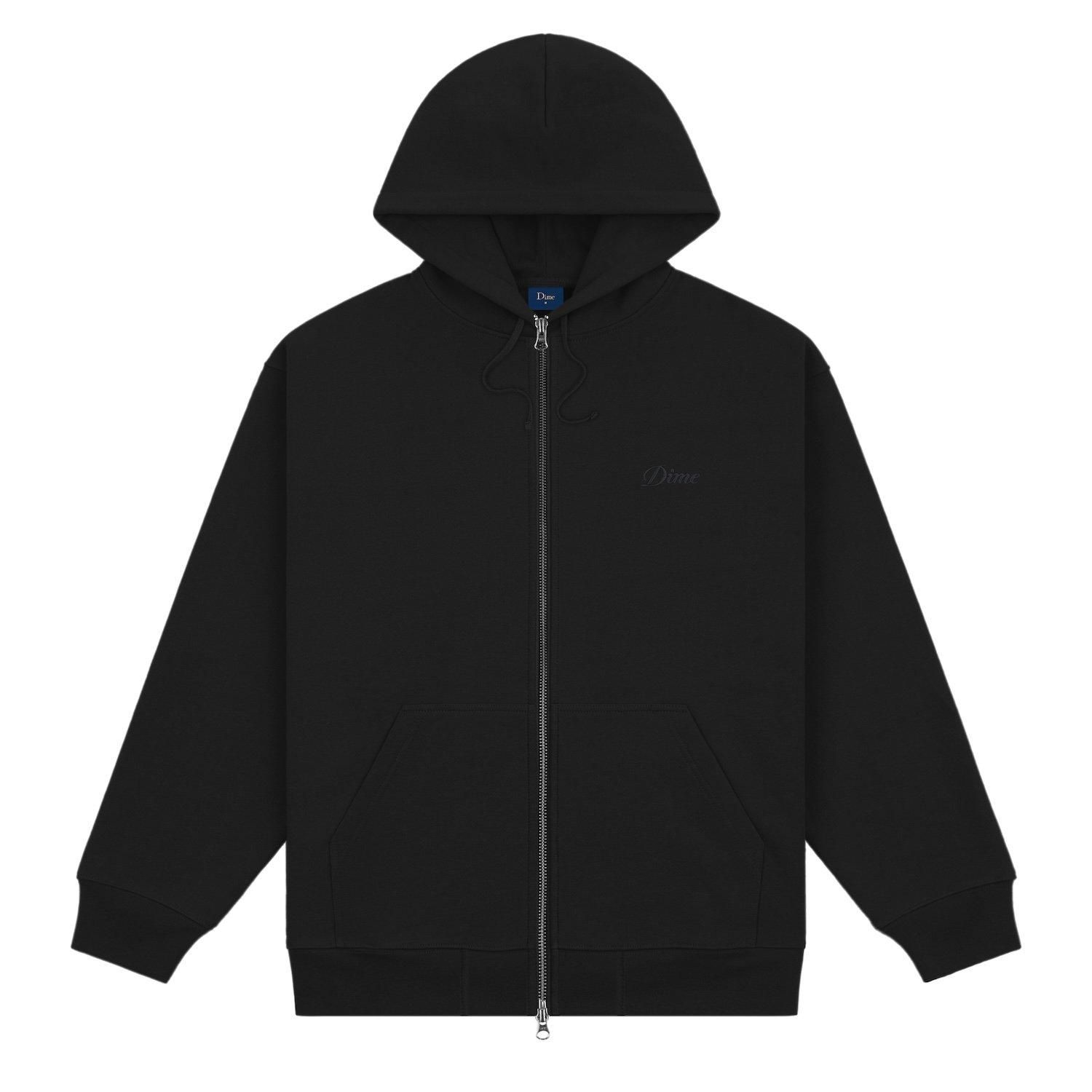 DIME<br>Cursive Zip-Hoodie<br>