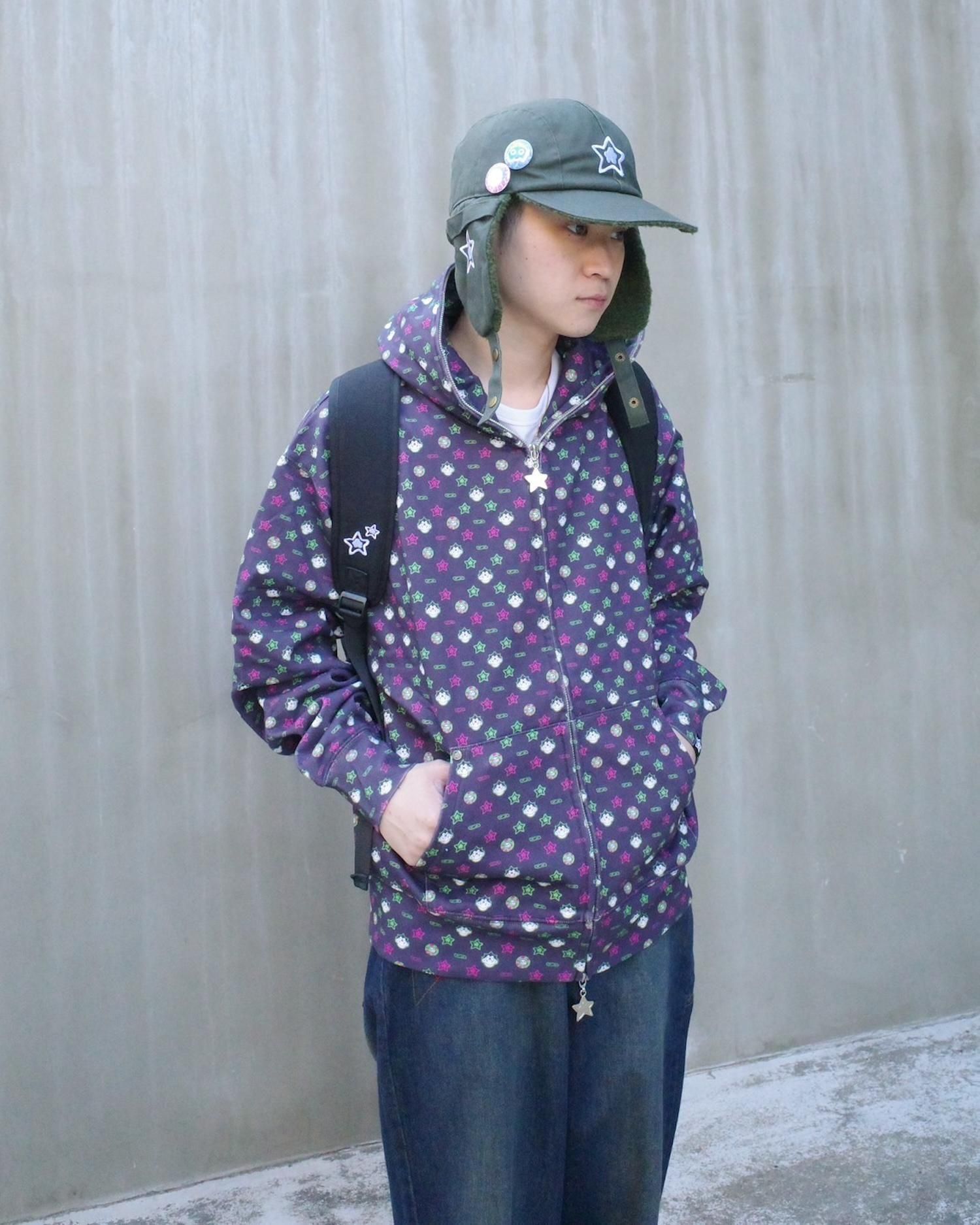 Atticus Torre パーカー Atticus Torre Full Zip Hoodie - Purple