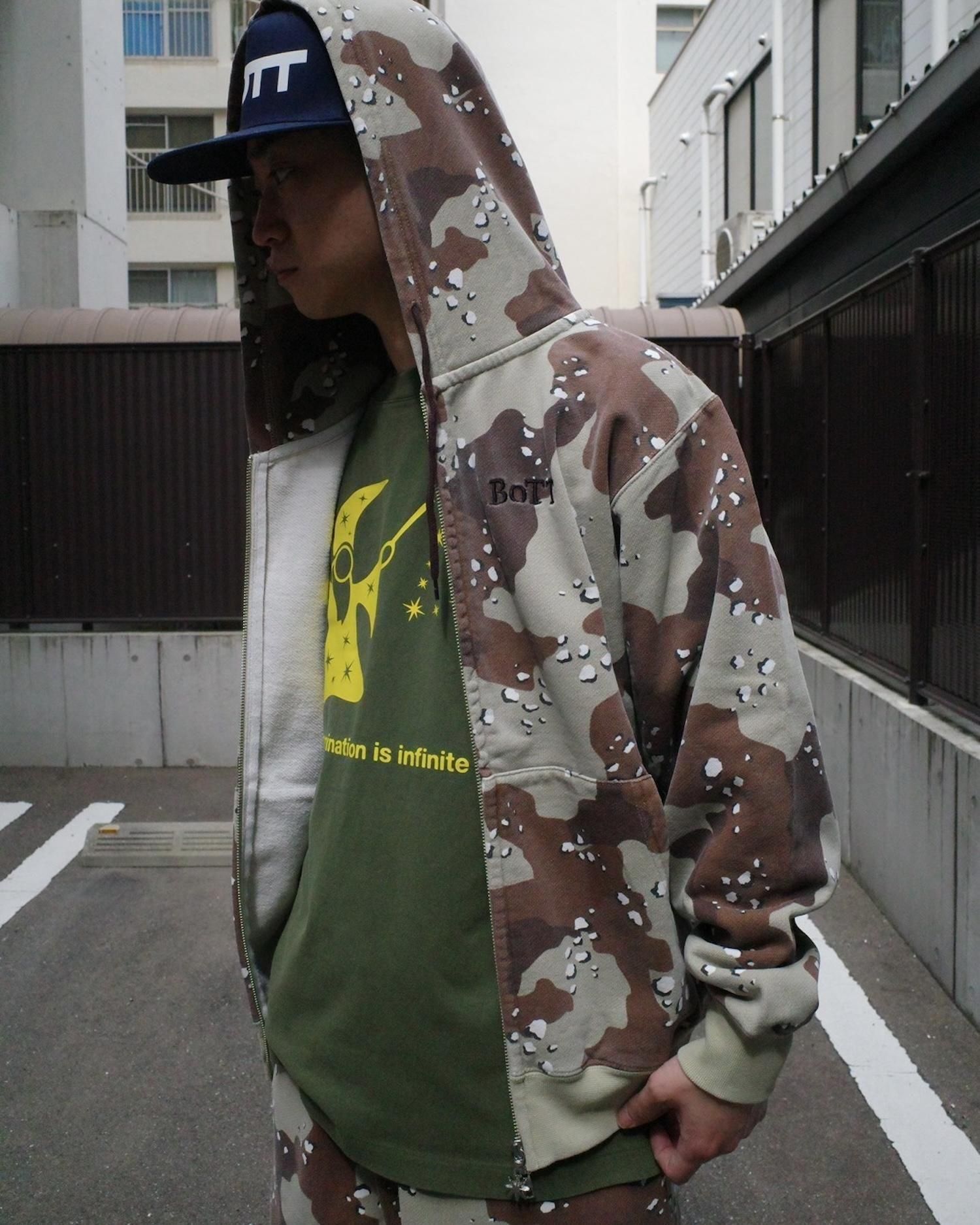 BoTTDesert Camo Zip Hoodie - Apple Butter Store