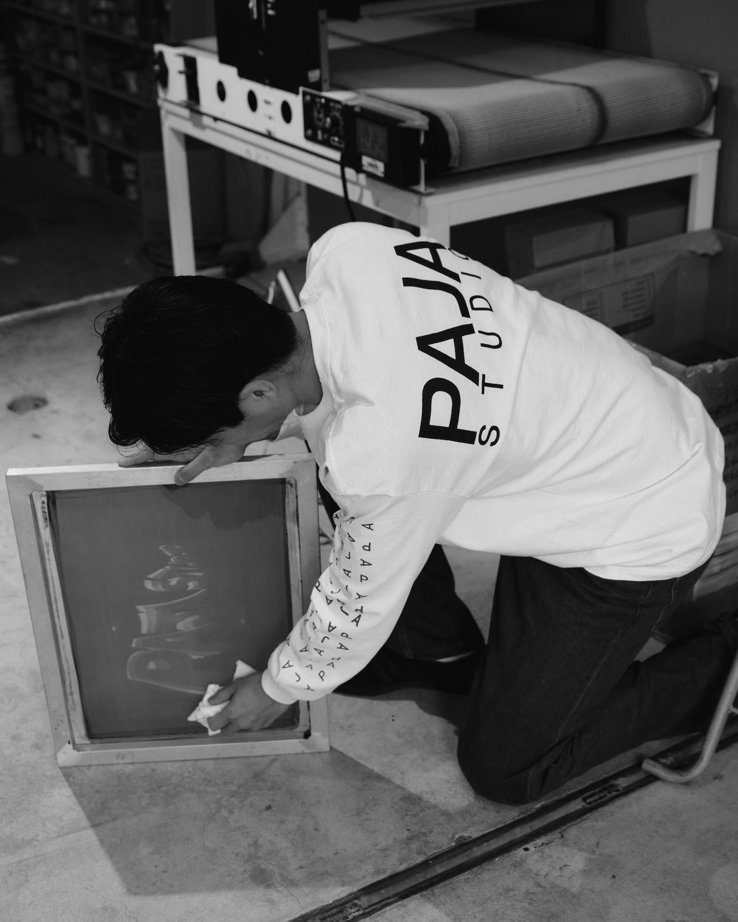 PAJA STUDIOA Logo L/s tee - Apple Butter Store