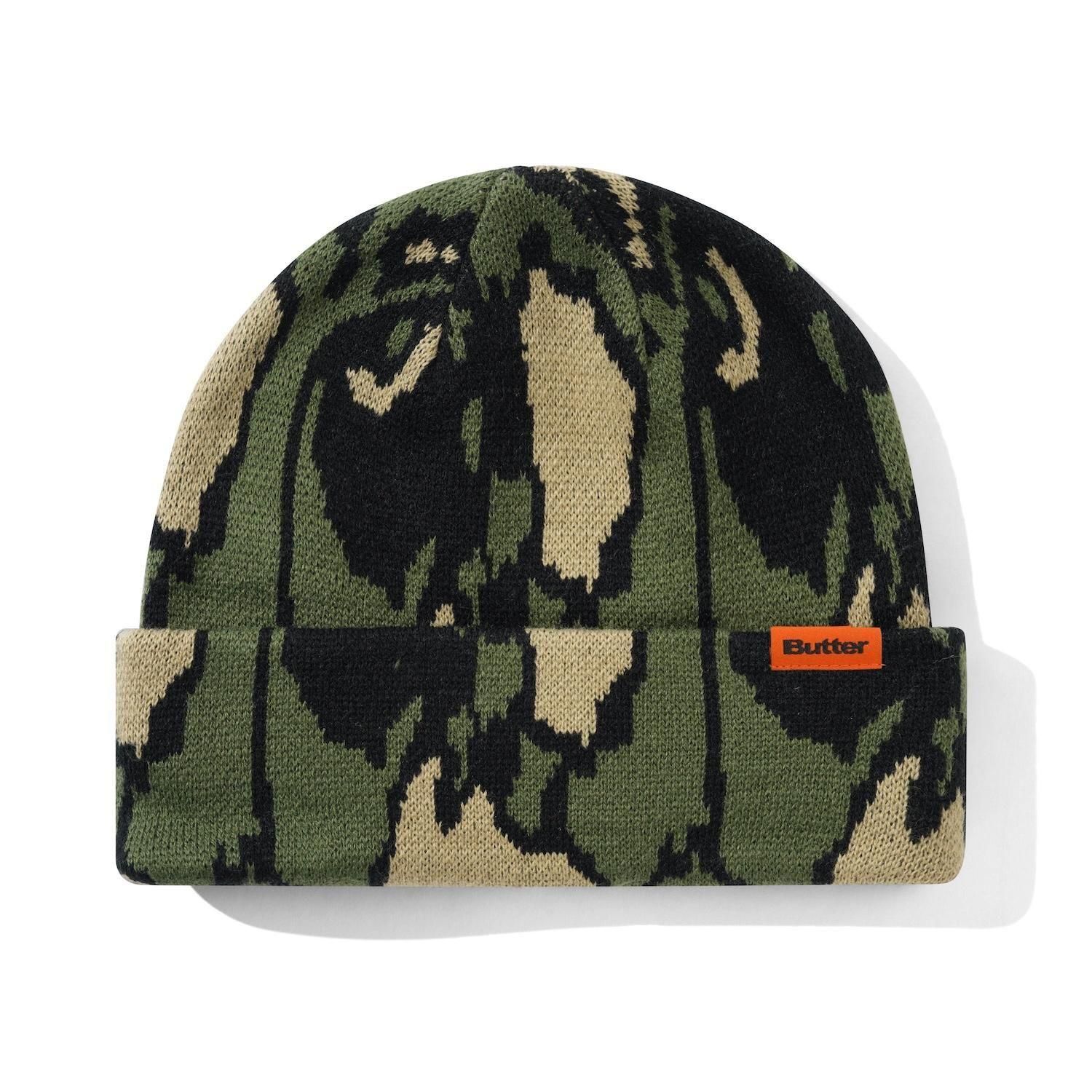 BUTTER GOODS<br>Wipeout Camo Beanie<br>