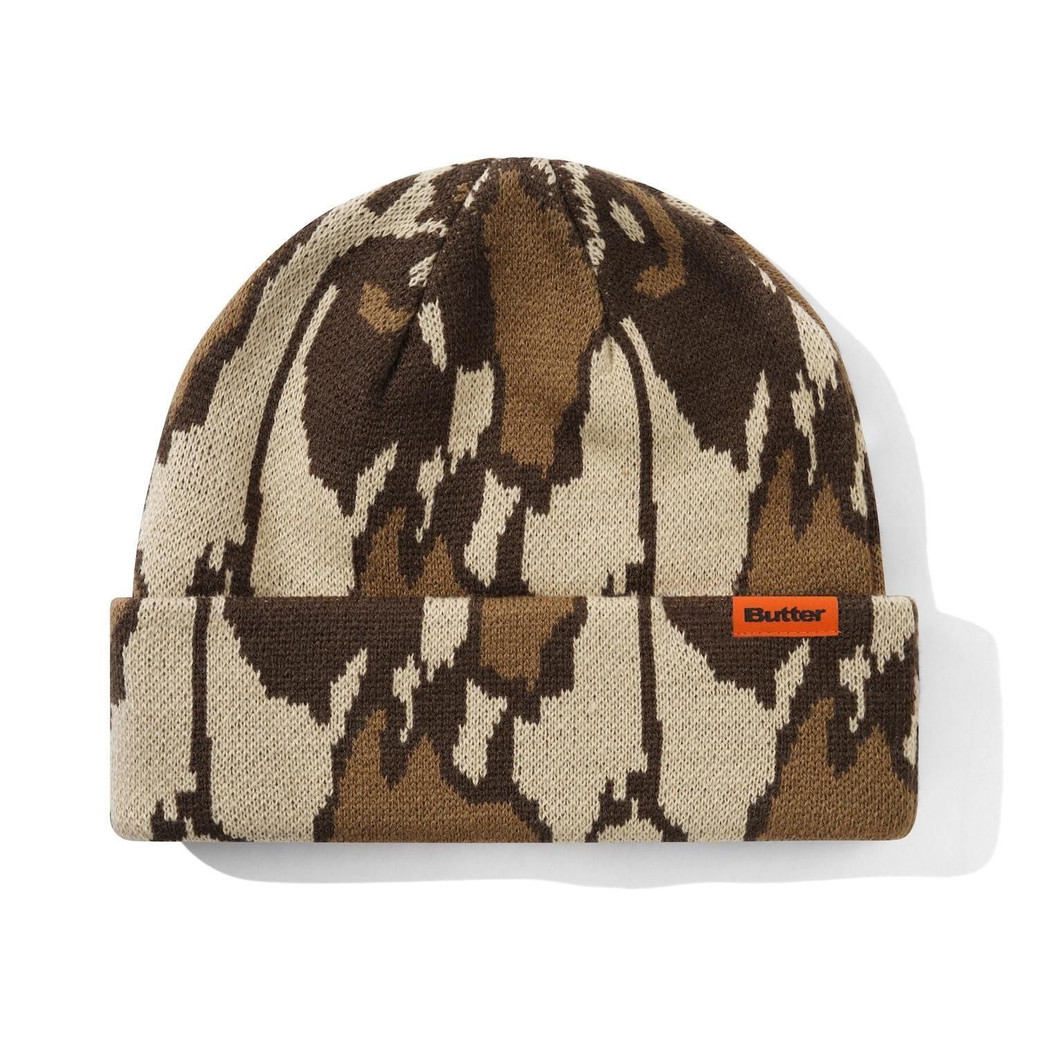BUTTER GOODS<br>Wipeout Camo Beanie<br>