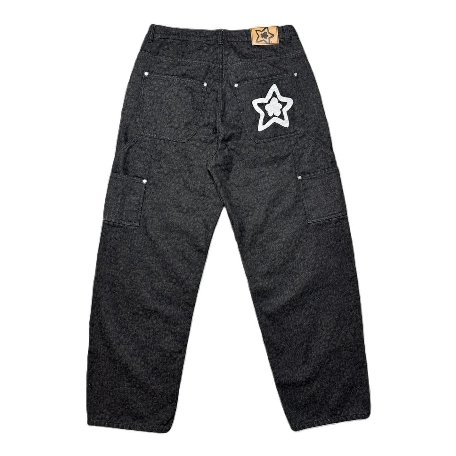STAR TEAM<br>LEOPARD CARPENTER STAR JEANS<br>