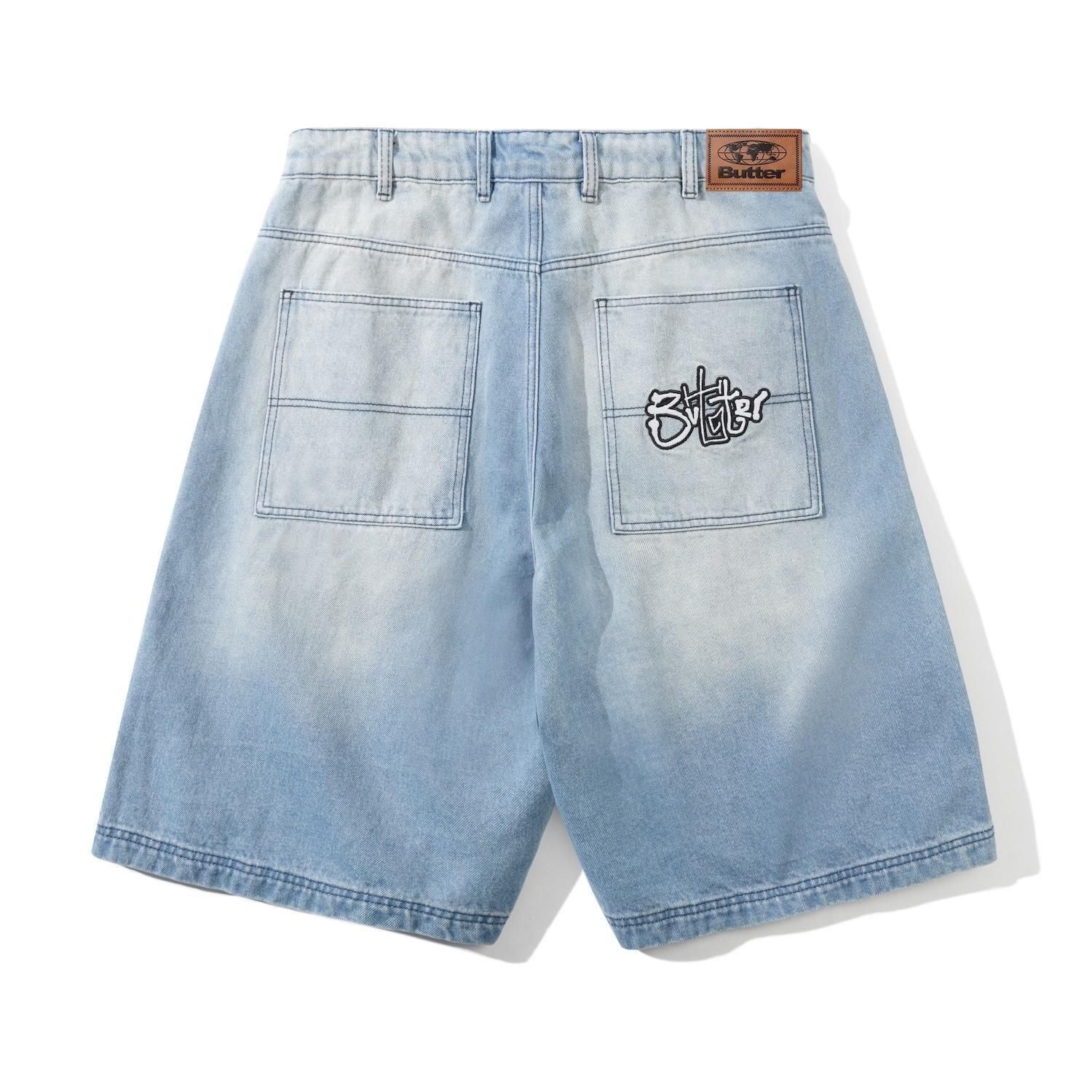 BUTTER GOODS<br>Scribble Denim Shorts<br>