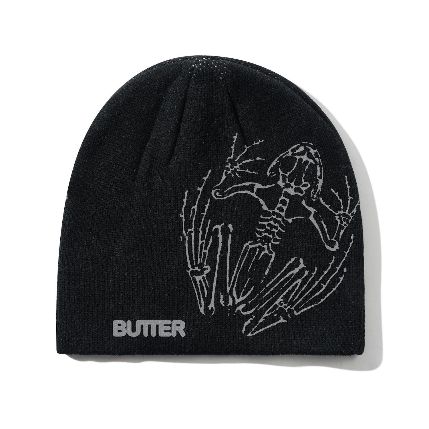 BUTTER GOODS<br>Fossil Skully Beanie<br>