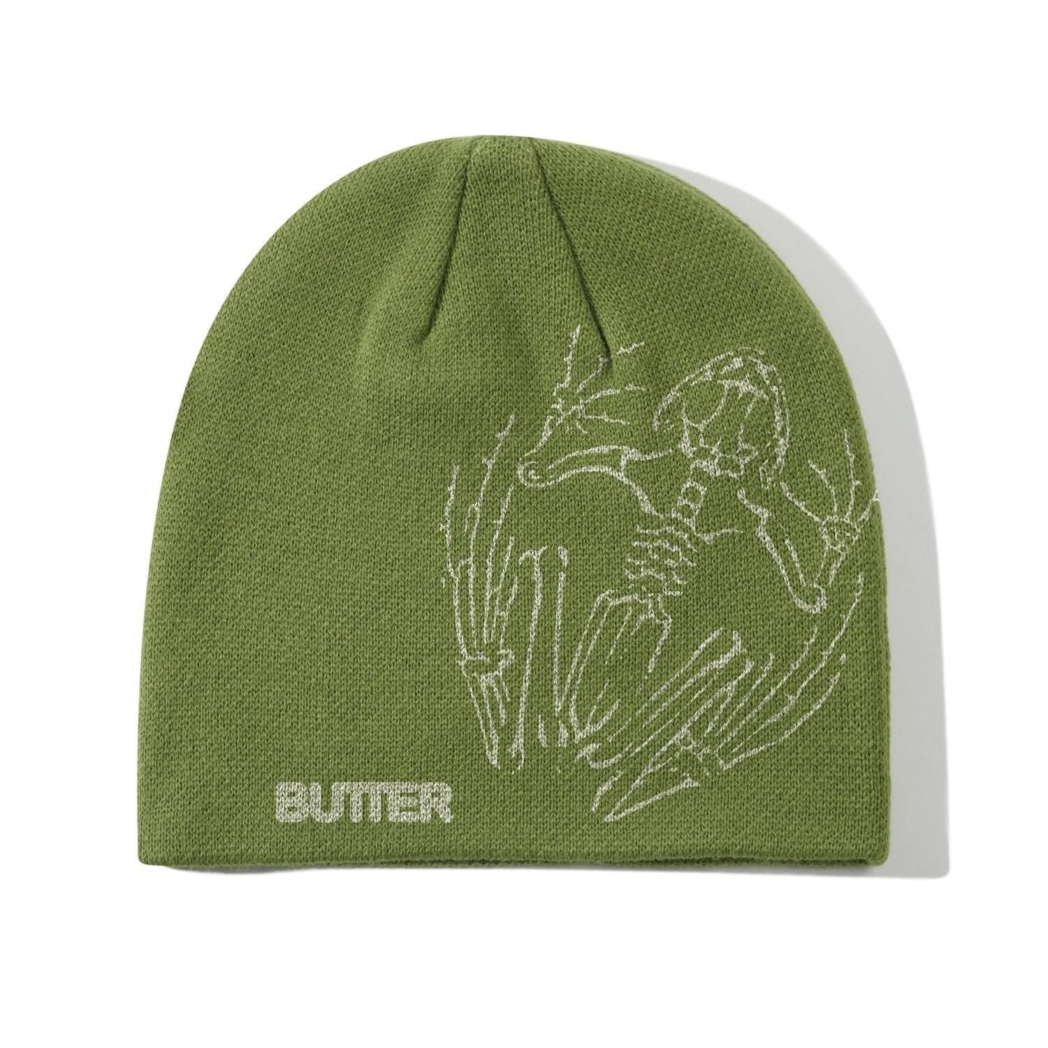 BUTTER GOODS<br>Fossil Skully Beanie<br>