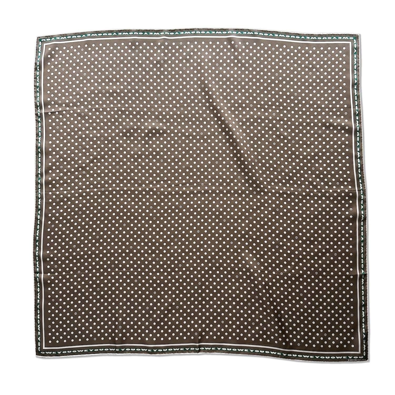 OWEYOU<br>OWEYOU Dot Silk Scarf<br>