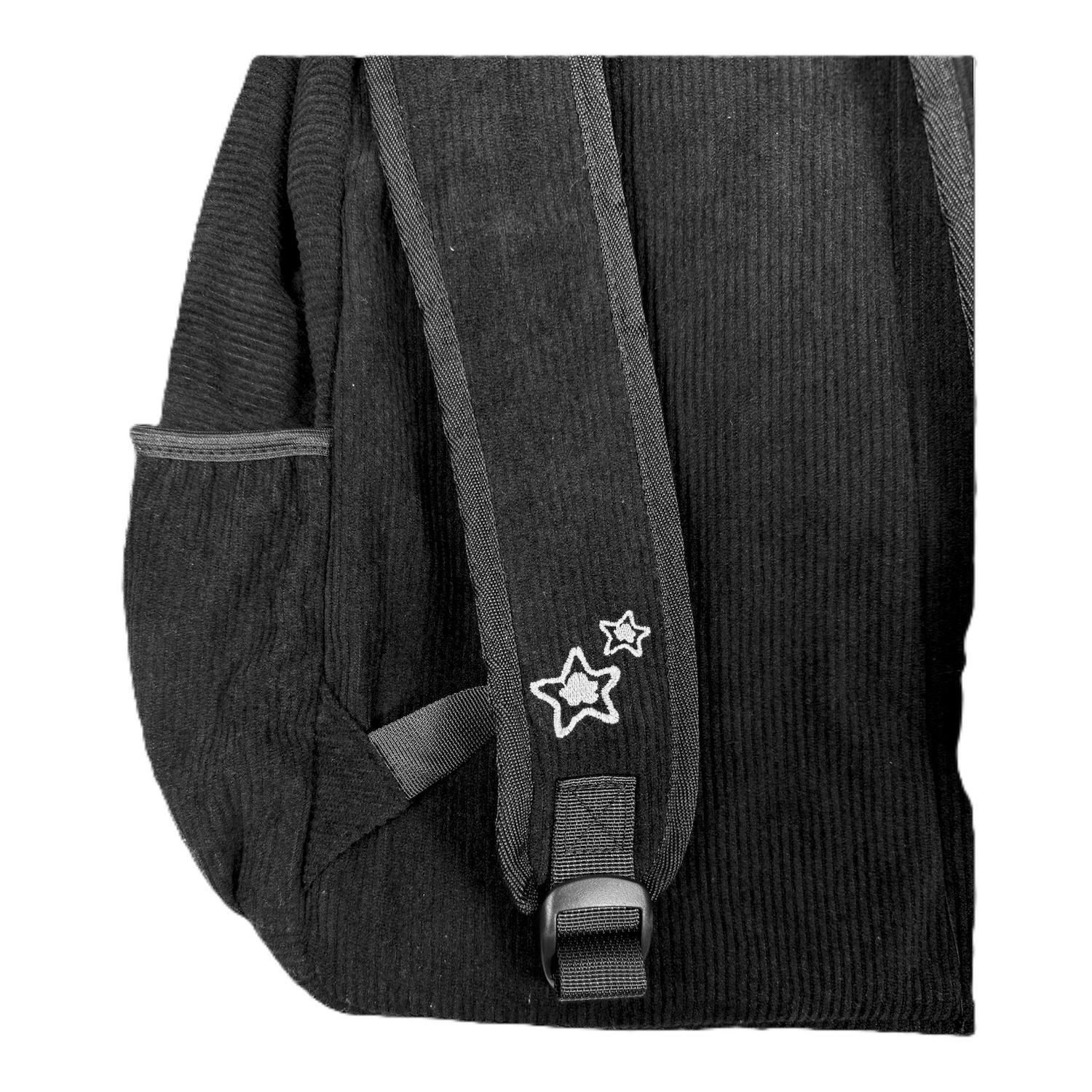 即発送 正規 STAR TEAM BLACK CORDUROY BACKPACK STAR TEAM CORDUROY BACKPACK BLACK - Jobless 【ジョブレス