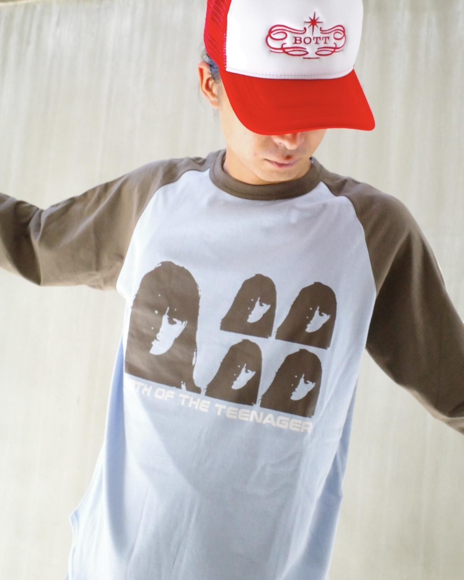 BoTT DISC RAGLAN L/S TEE WHITE ラグラン S BoTTHands Up
