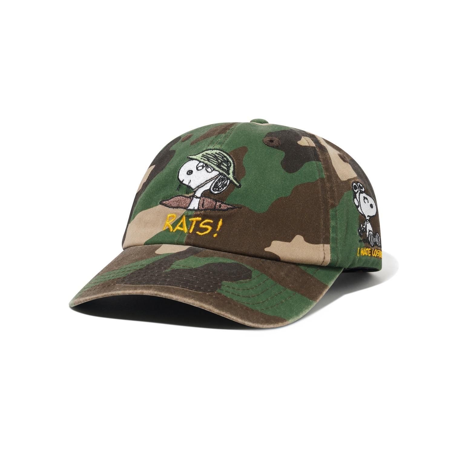 BUTTER GOODS  PEANUTS<br>Rats 6 Panel Cap<br>