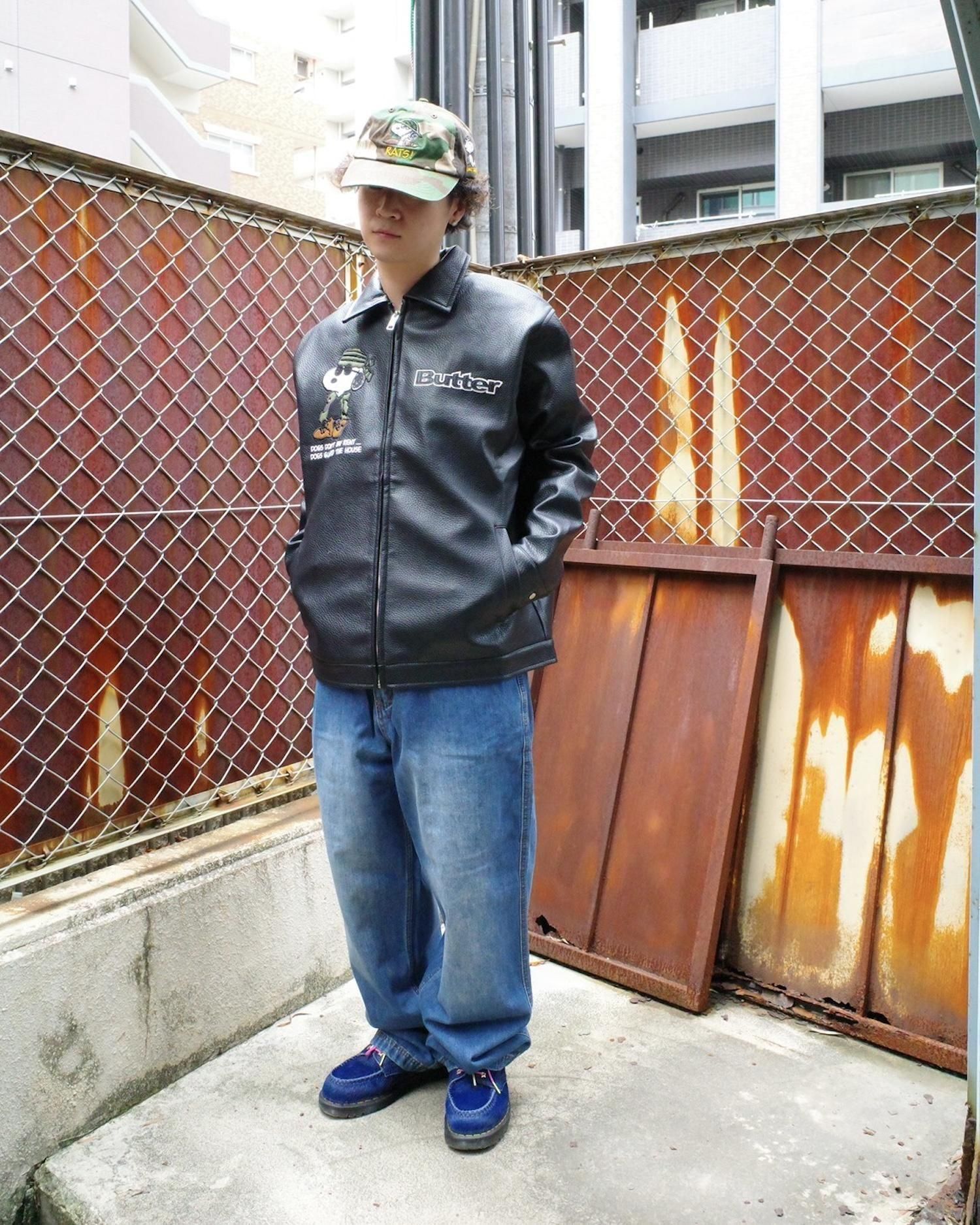 Buttergoods ジャケット Butter Goods Men's Corduroy Flower Zip Through Jacket in