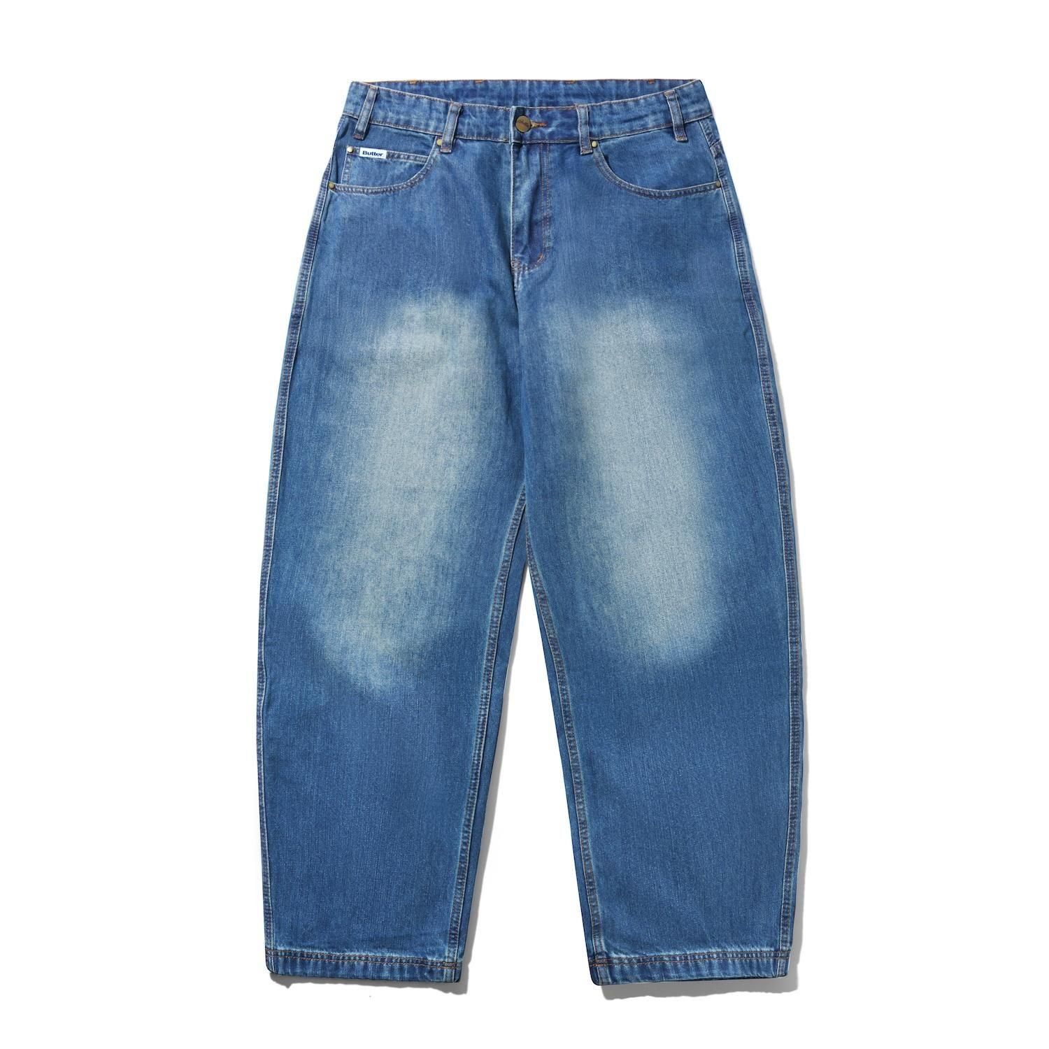 BUTTER GOODS  PEANUTS<br>Spike Denim Jeans<br>