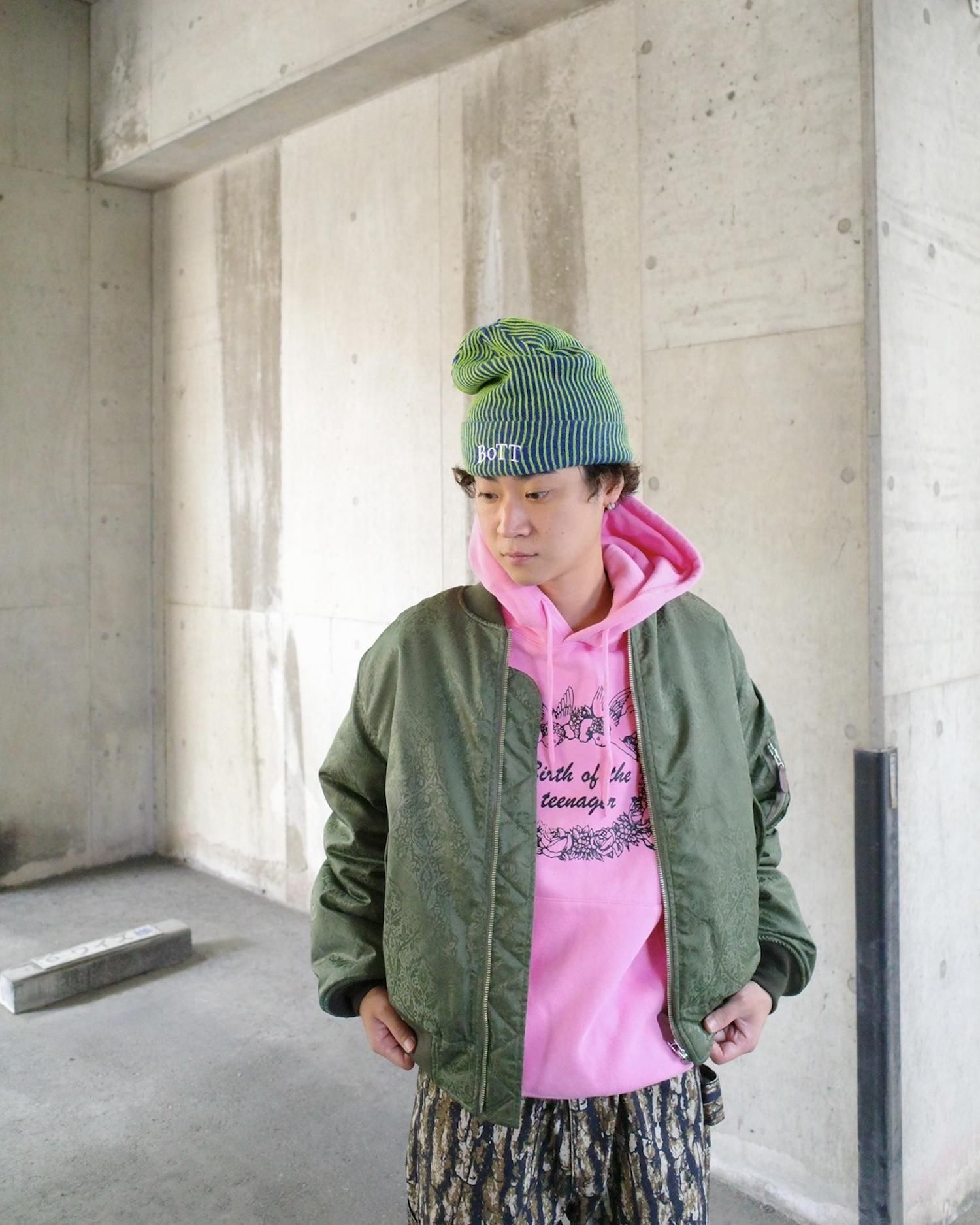 BoTT Chain Stitch Beanie ビーニー ボット ピンク