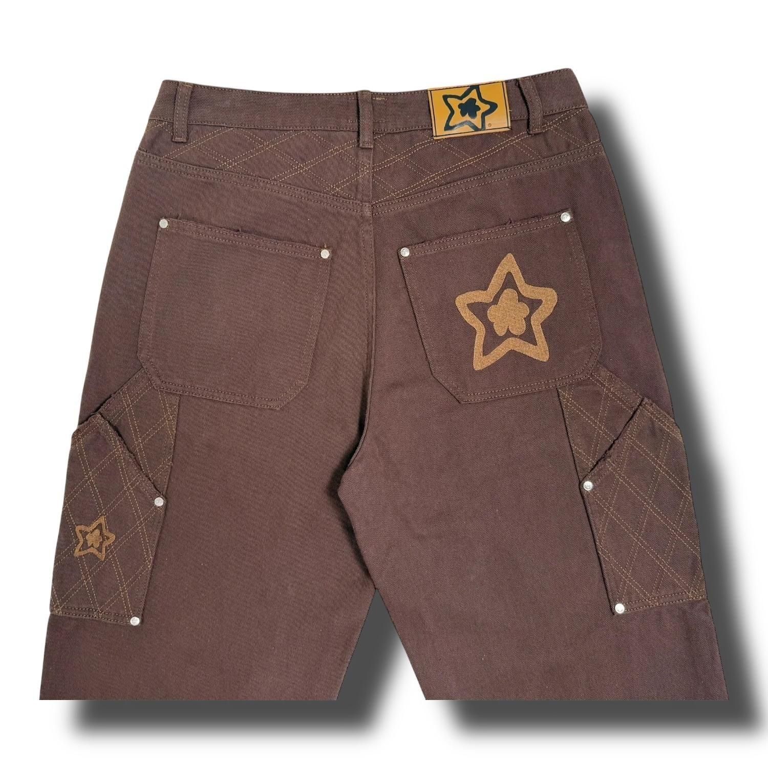 STAR TEAMCROSS STITCH DOUBLE KNEE JEANS - Apple Butter Store