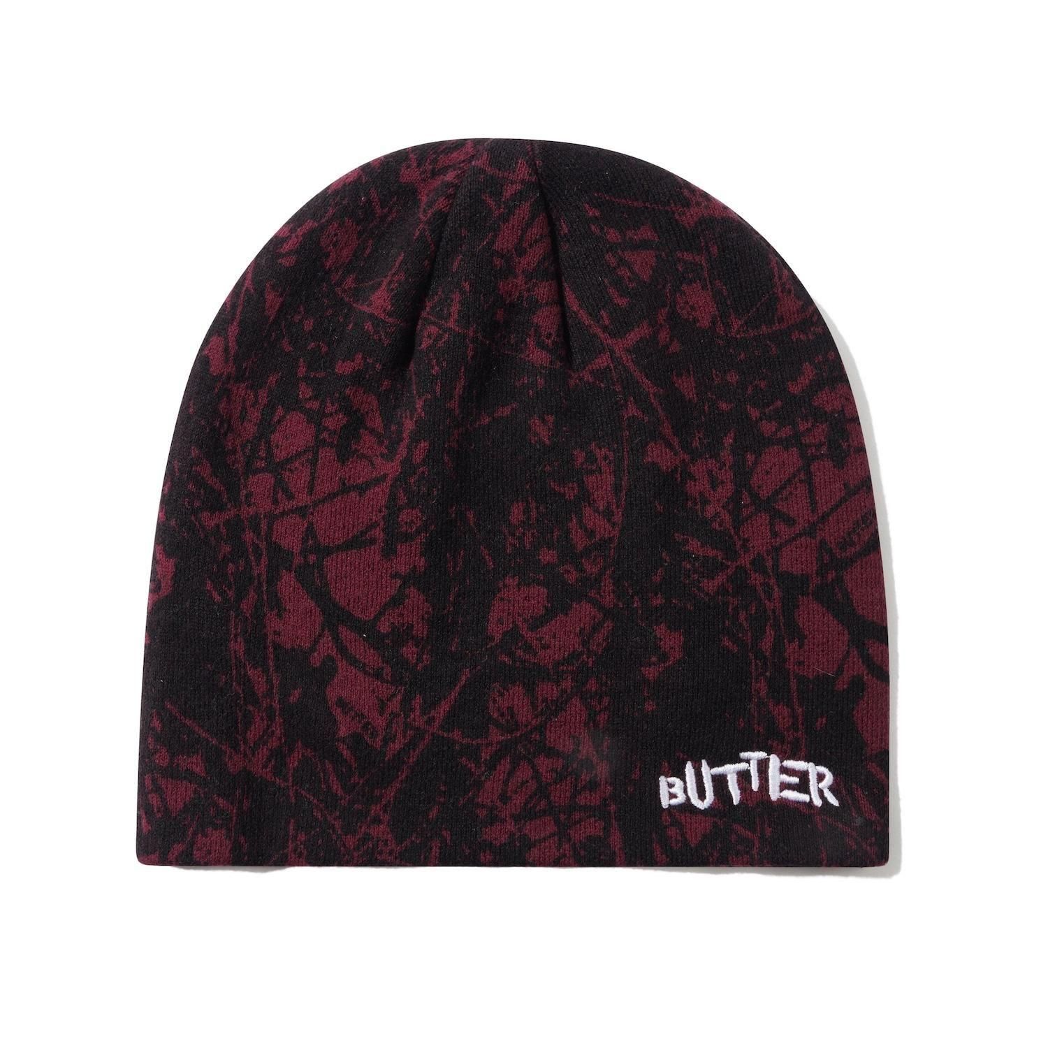 BUTTER GOODS<br>Woods Camo Skully Beani<br>