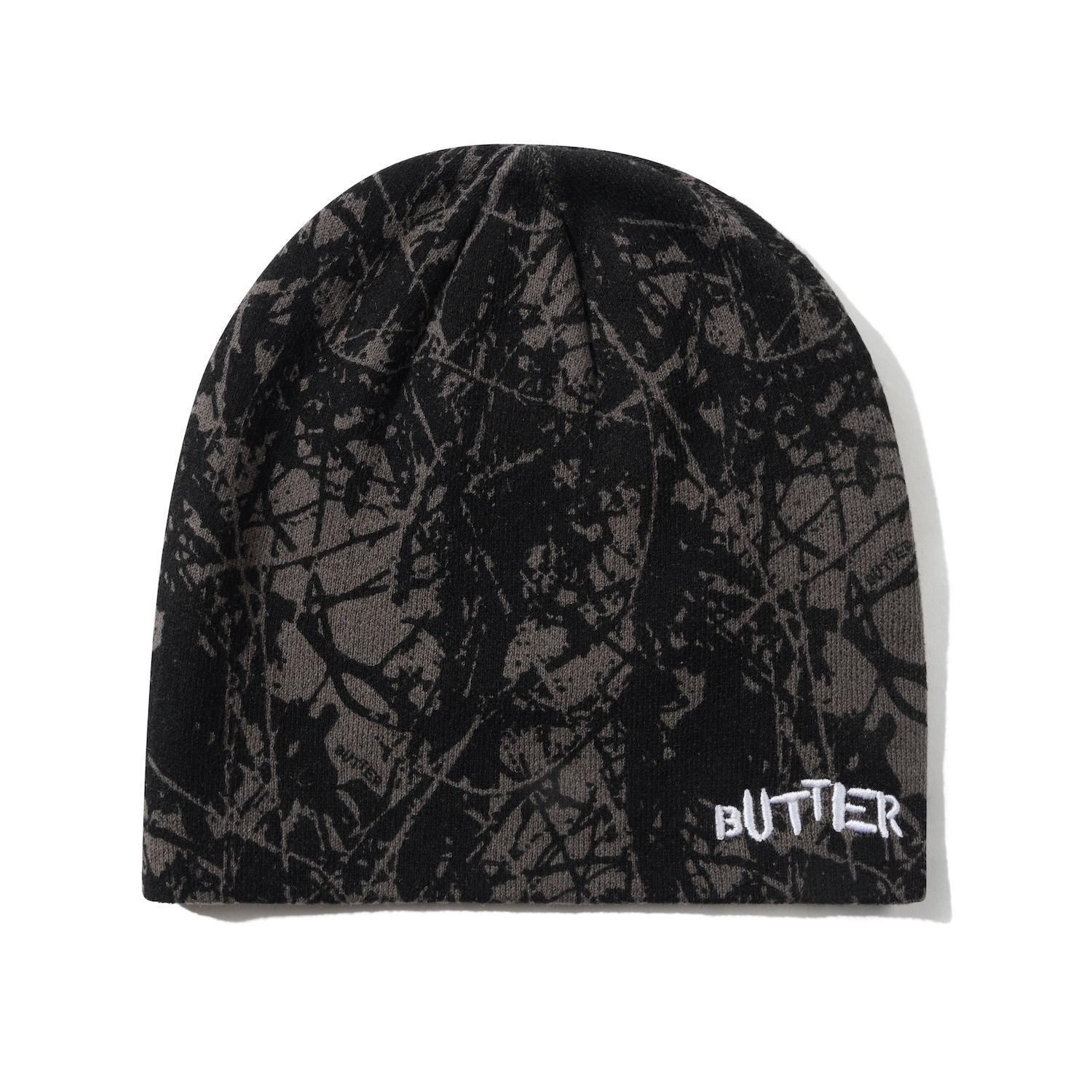 BUTTER GOODS<br>Woods Camo Skully Beani<br>