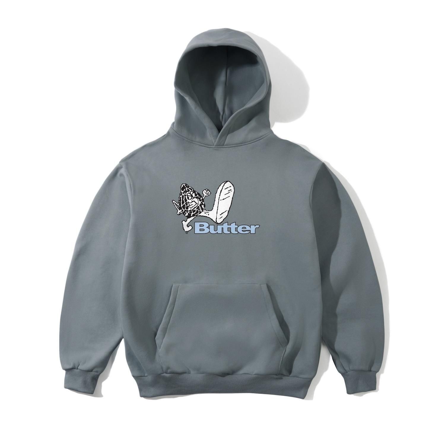 BUTTER GOODS<br>Steppin' Logo Pullover Hood<br>