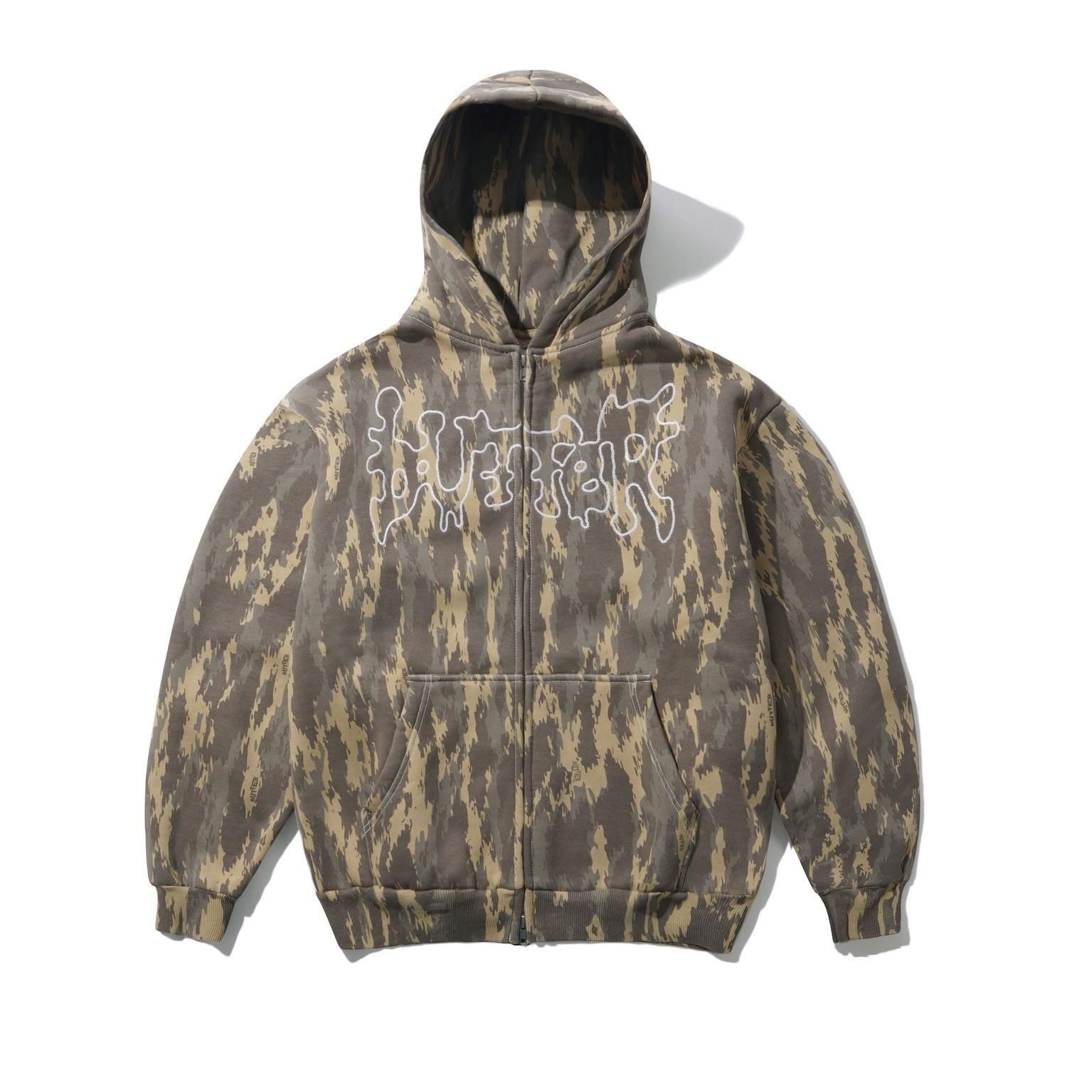 BUTTER GOODS<br>Blotch Zip-Thru Hood<br>