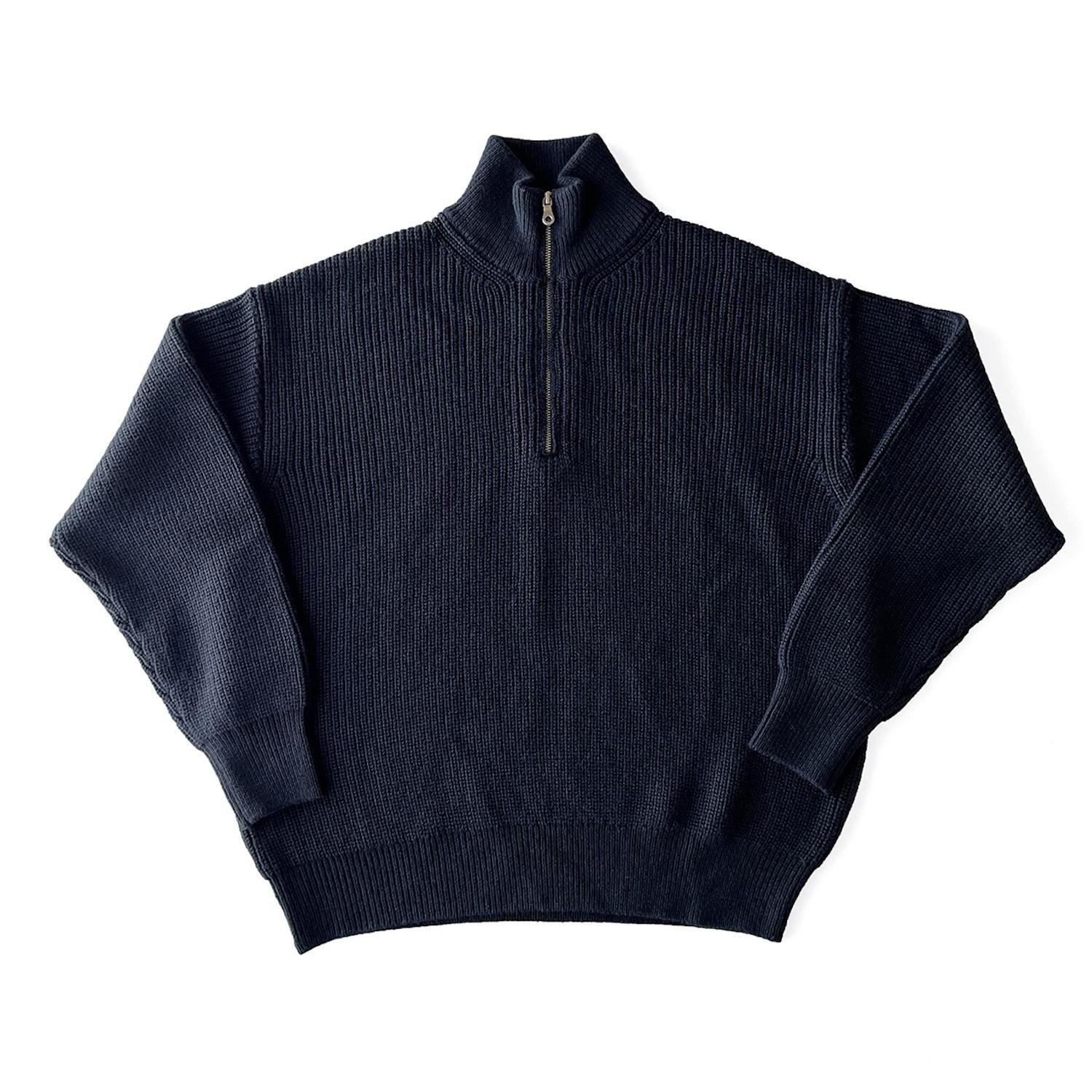 COMFORTABLE REASON<br>Harf Zip Knit<br>
