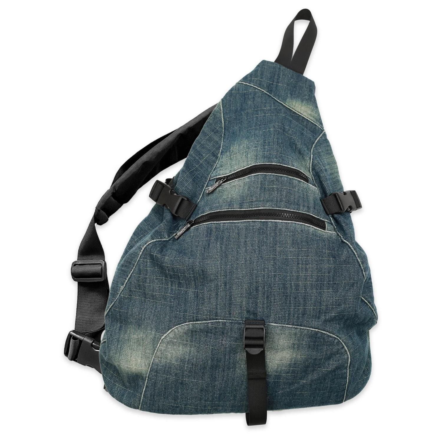 YARDSALE<br>Denim Sling Backpack<br>