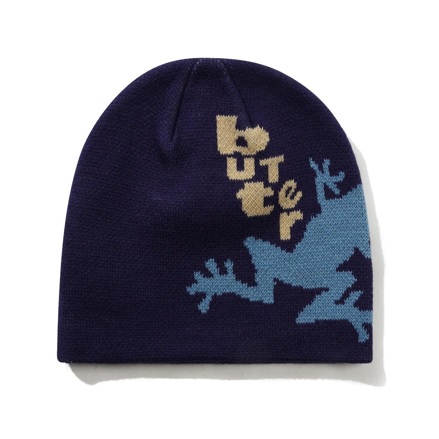 BUTTER GOODS<br>Croaker Skully Beanie<br>