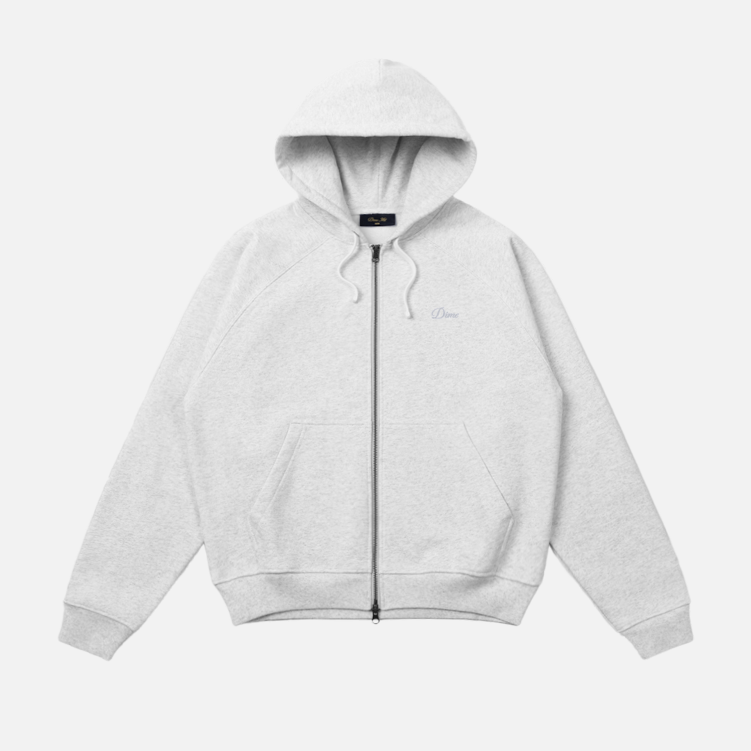 DIME<br>Cursive Small Logo Zip Hoodie<br>