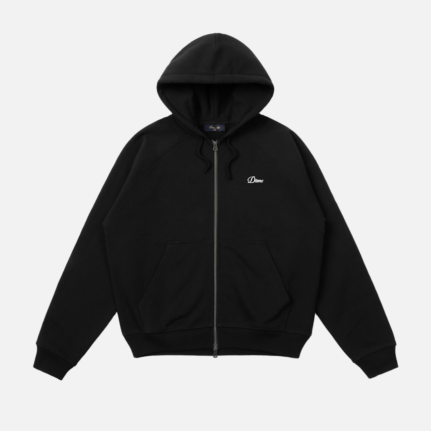 DIME<br>Cursive Small Logo Zip Hoodie<br>