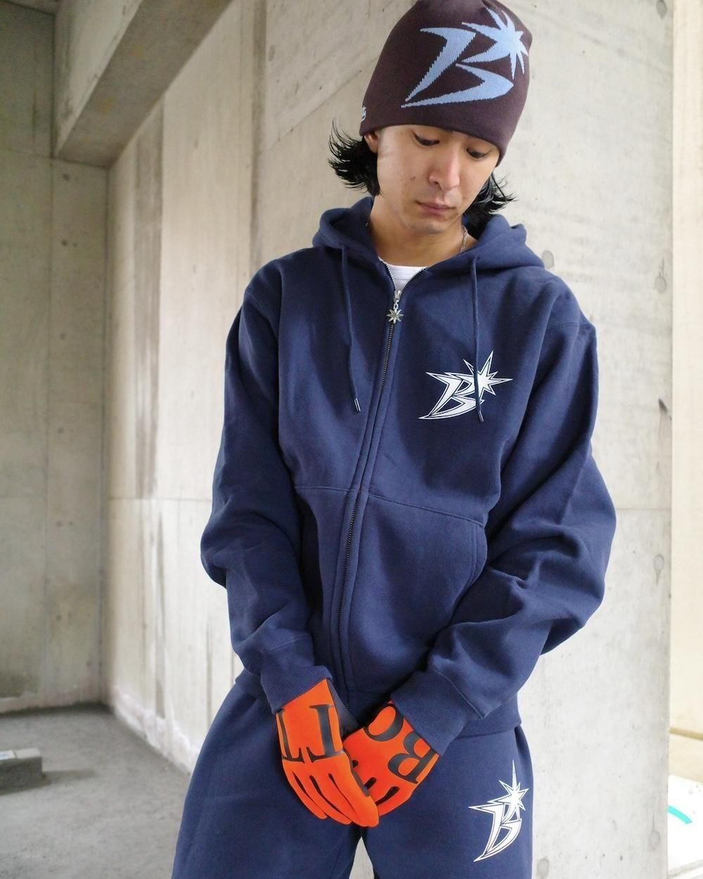 APPLE BUTTER STORE×BoTTABSXBOTTZIPHOODIE BoTTB Logo Zip Hoodie - Apple Butter Store