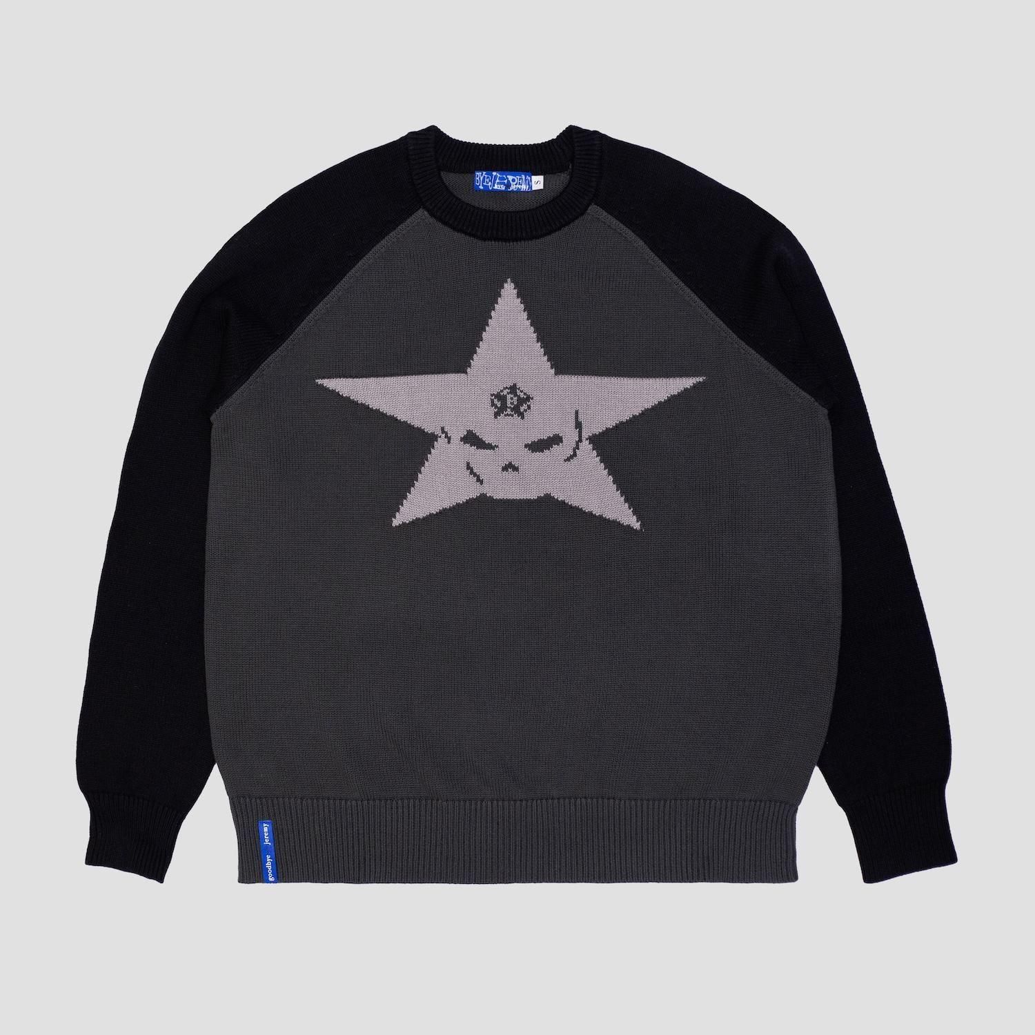 Bye Jeremy<br>Scar Raglan Sweater<br>