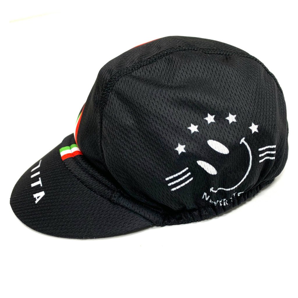 7ITA Smile Summer Cap Black | サマーキャップ - 7 BiCYCLE Products