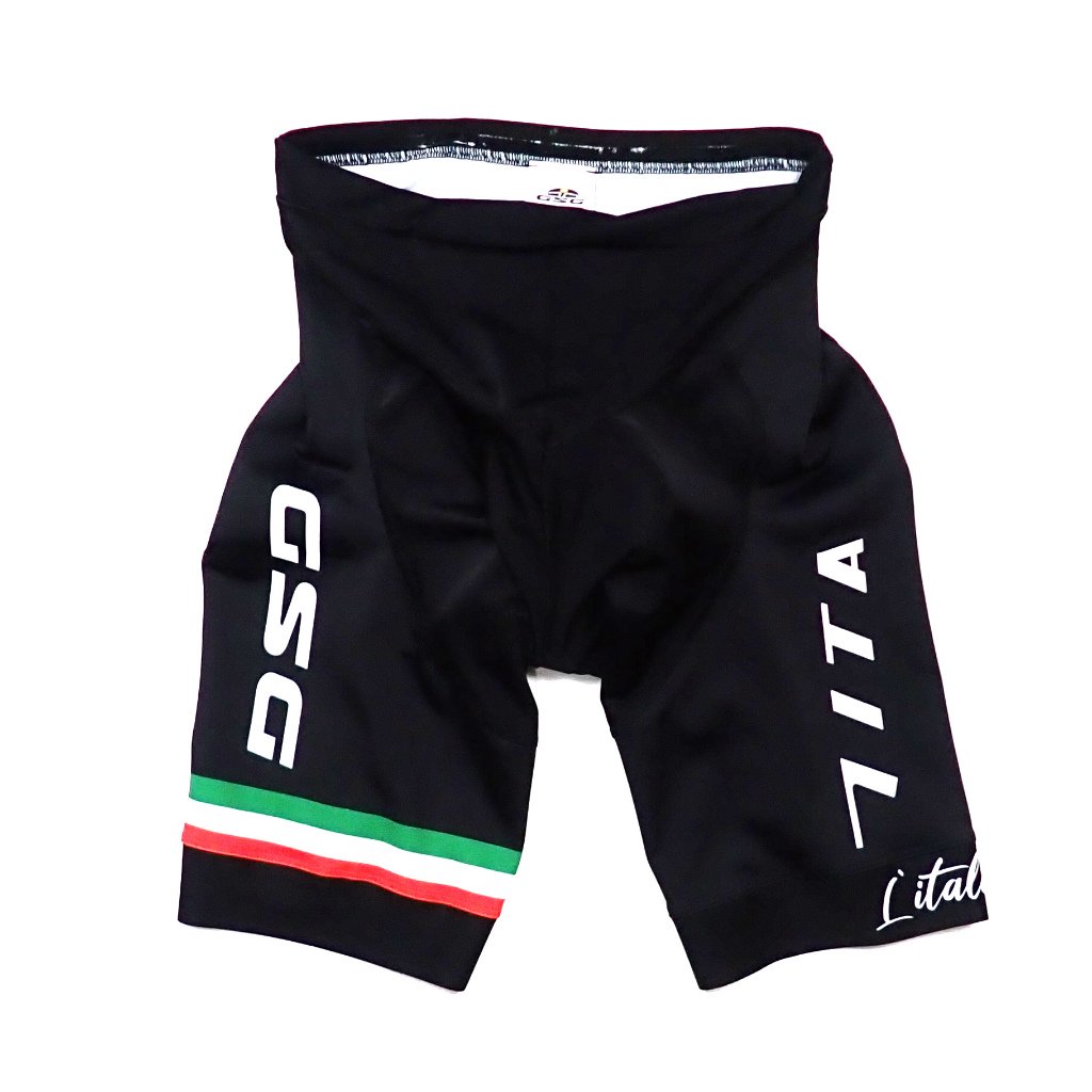 7ITA L'italia Shorts Black/White