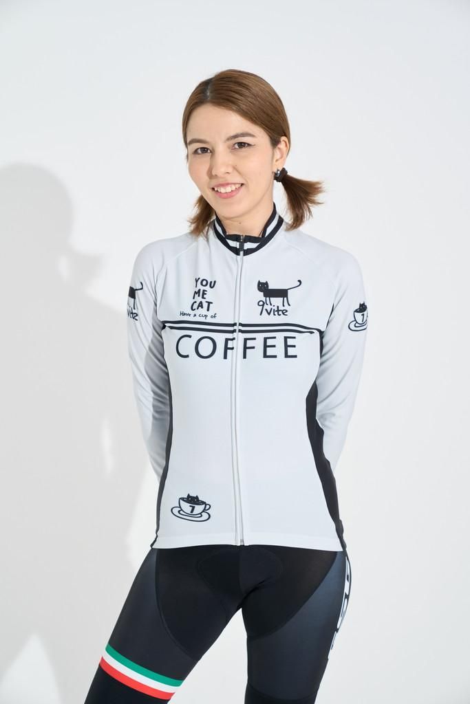 たにゃ 7ITA Relax Cat LS Jersey | ブラック - 7 BiCYCLE Products